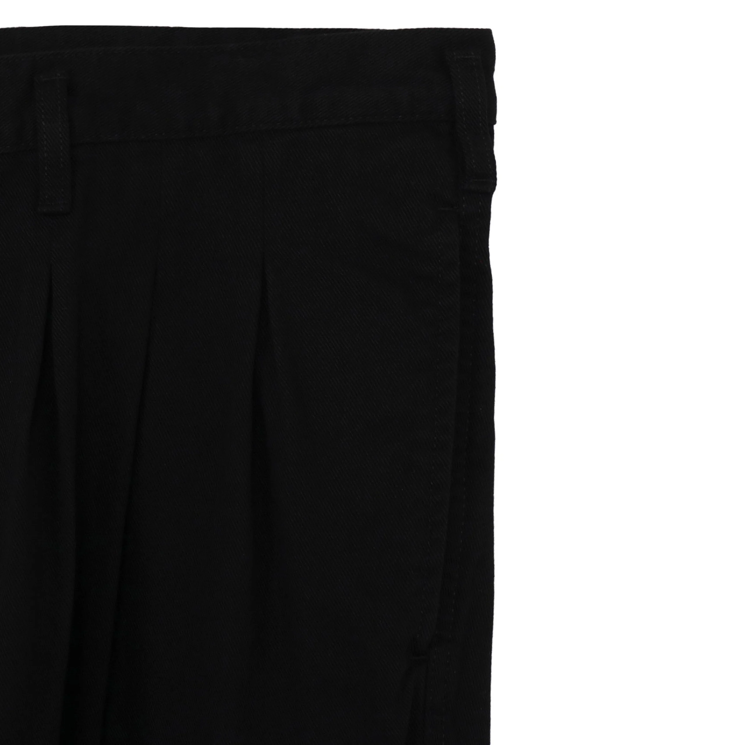 12 Tucks Work Pants (Black) - Image 3