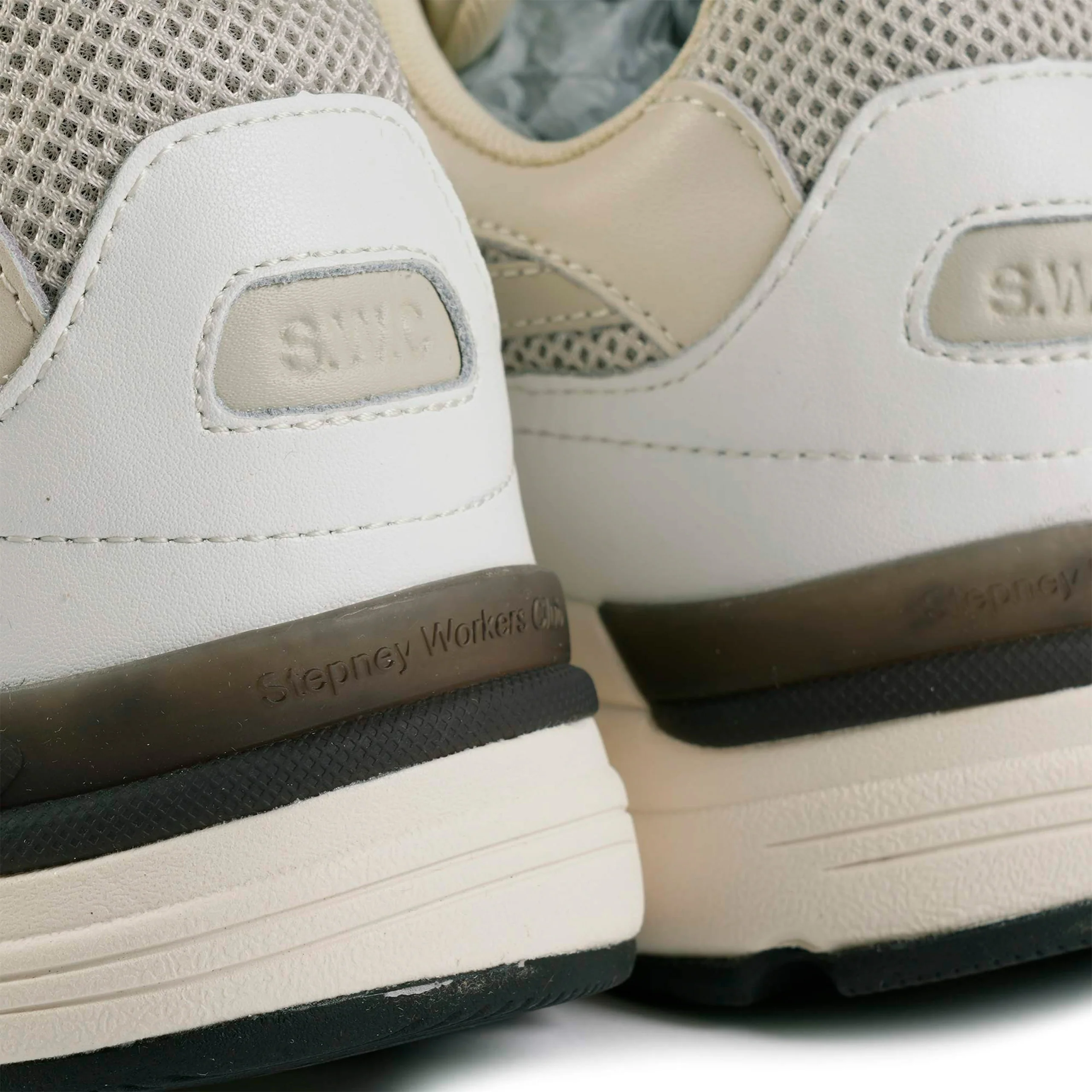 Amiel S-Strike Leather Mix (White/Ecru) - Image 4