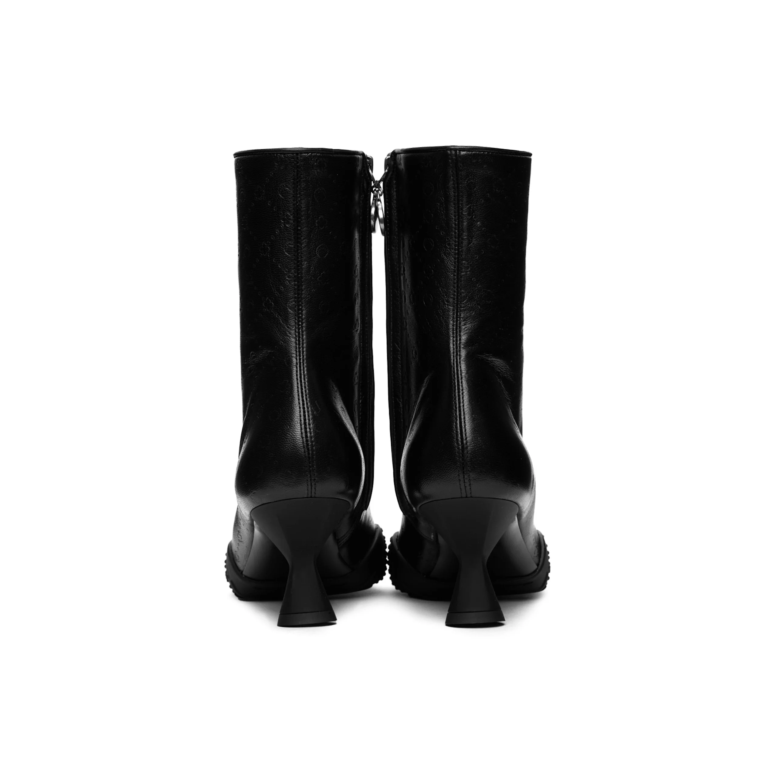 Leather Ankle Boots (Black) - Image 4