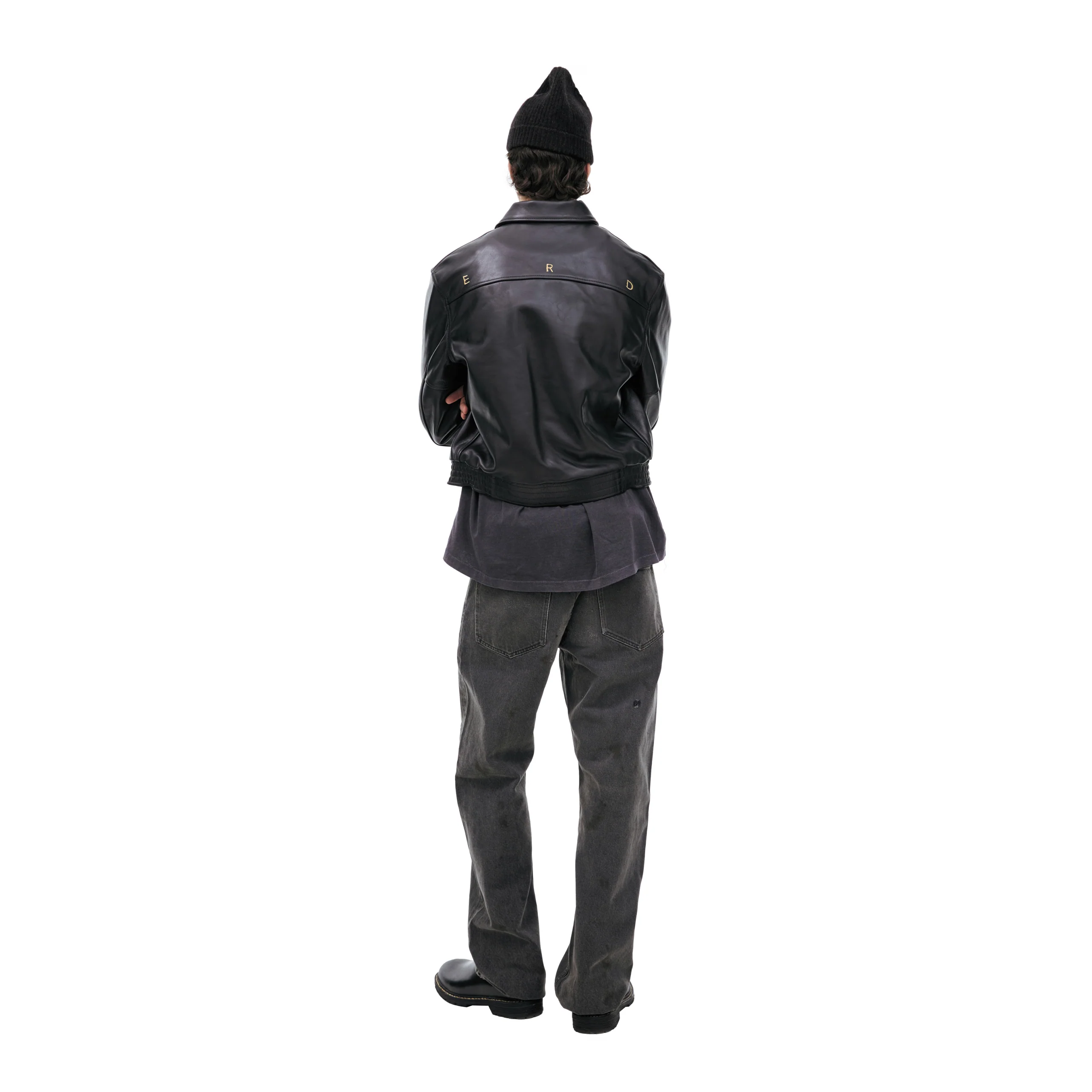 Fascio Combattimento Leather Jacket (Black) - Image 6