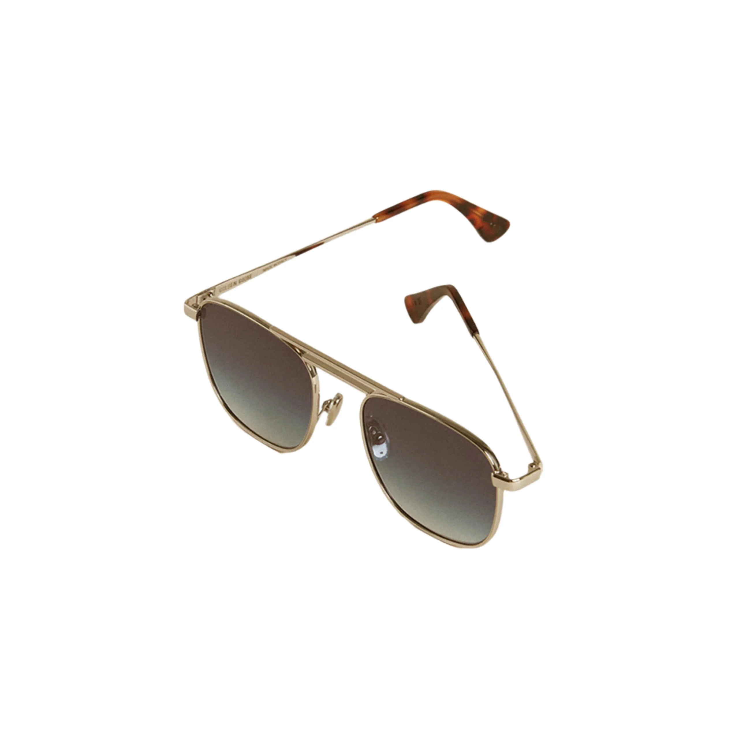 Aviator Style Sunglasses (Silver/Blue) - Image 2