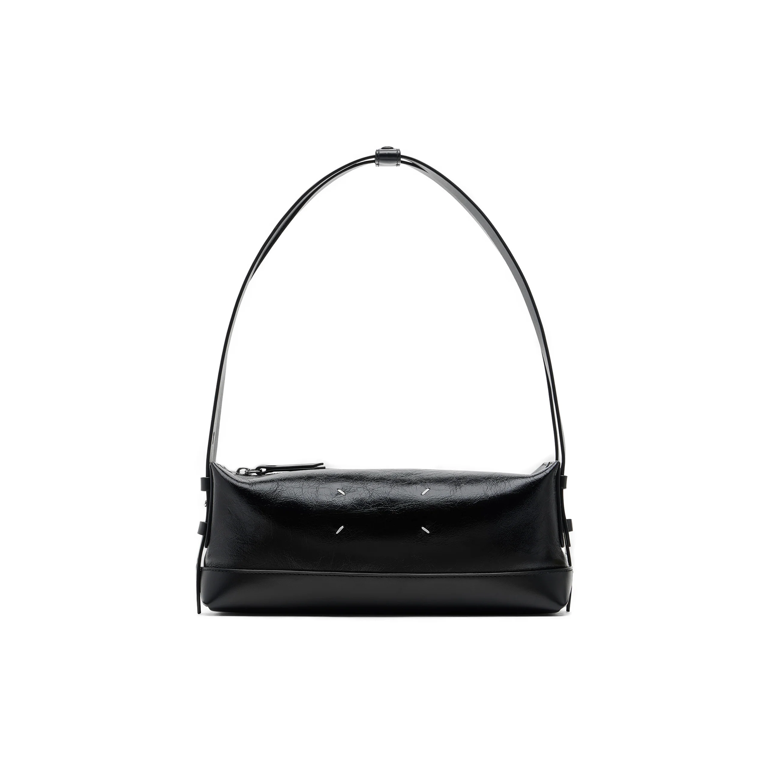 Baguette Small Shoulder Bag (Black) - Image 3