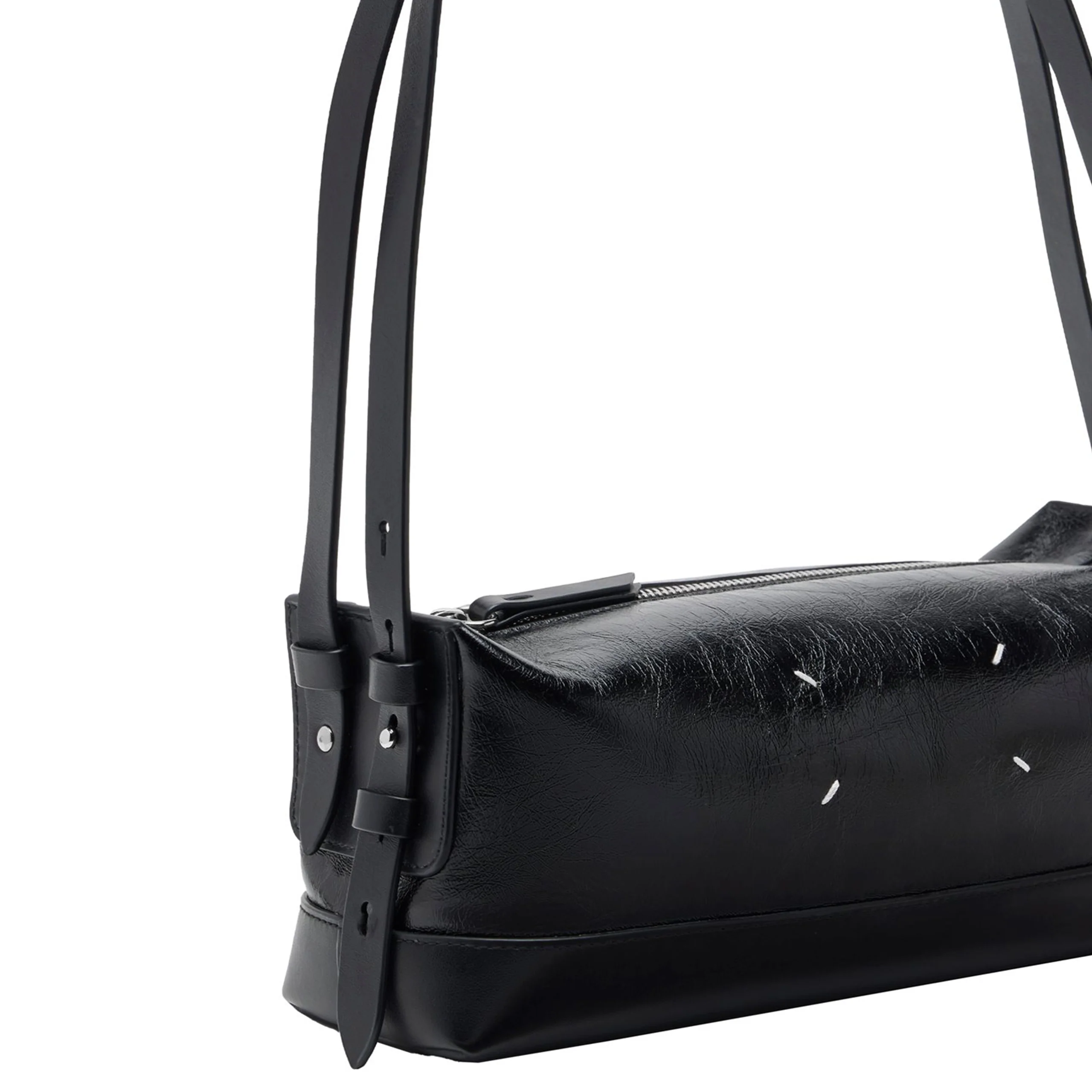 Baguette Small Shoulder Bag (Black) - Image 4