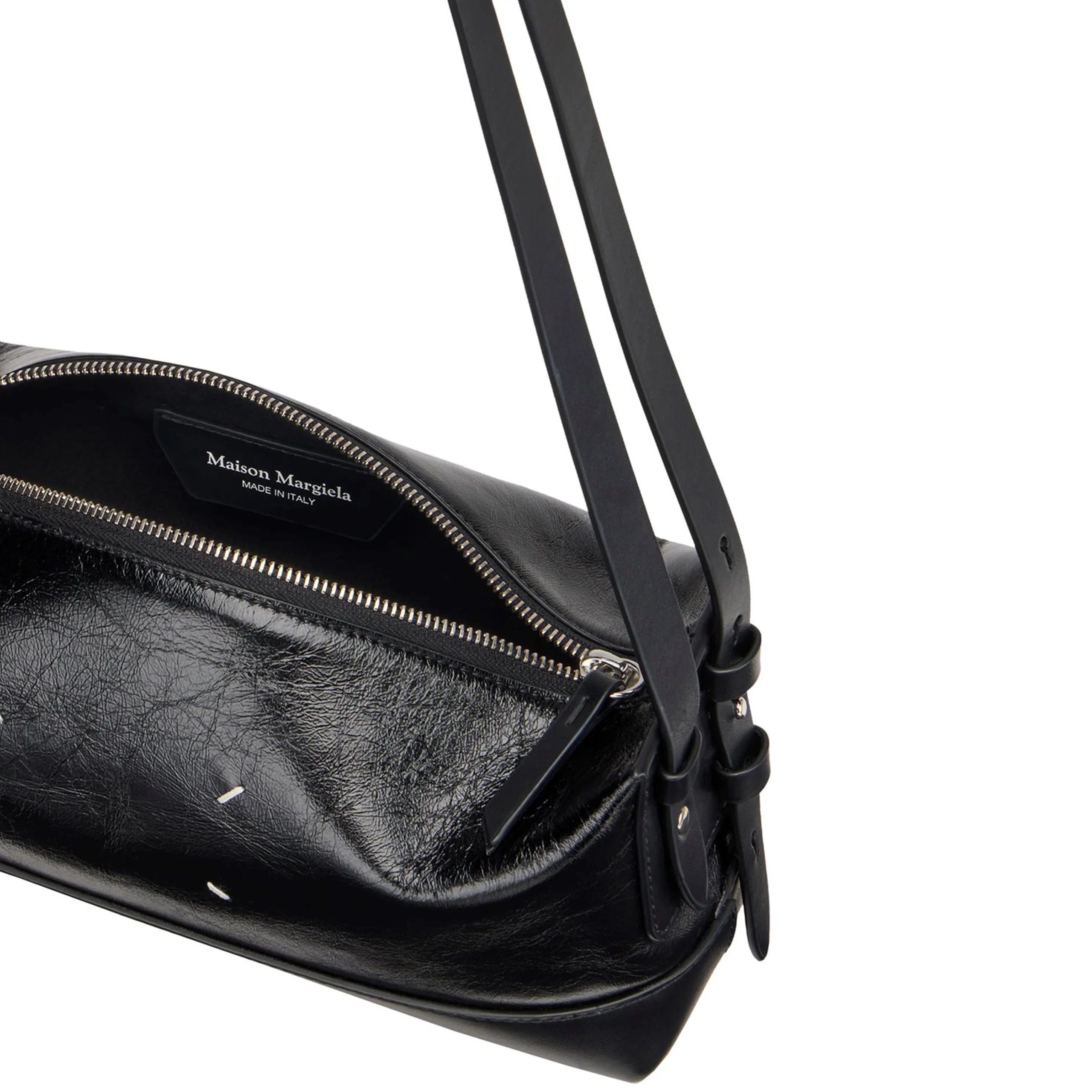 Baguette Small Shoulder Bag (Black) - Image 5