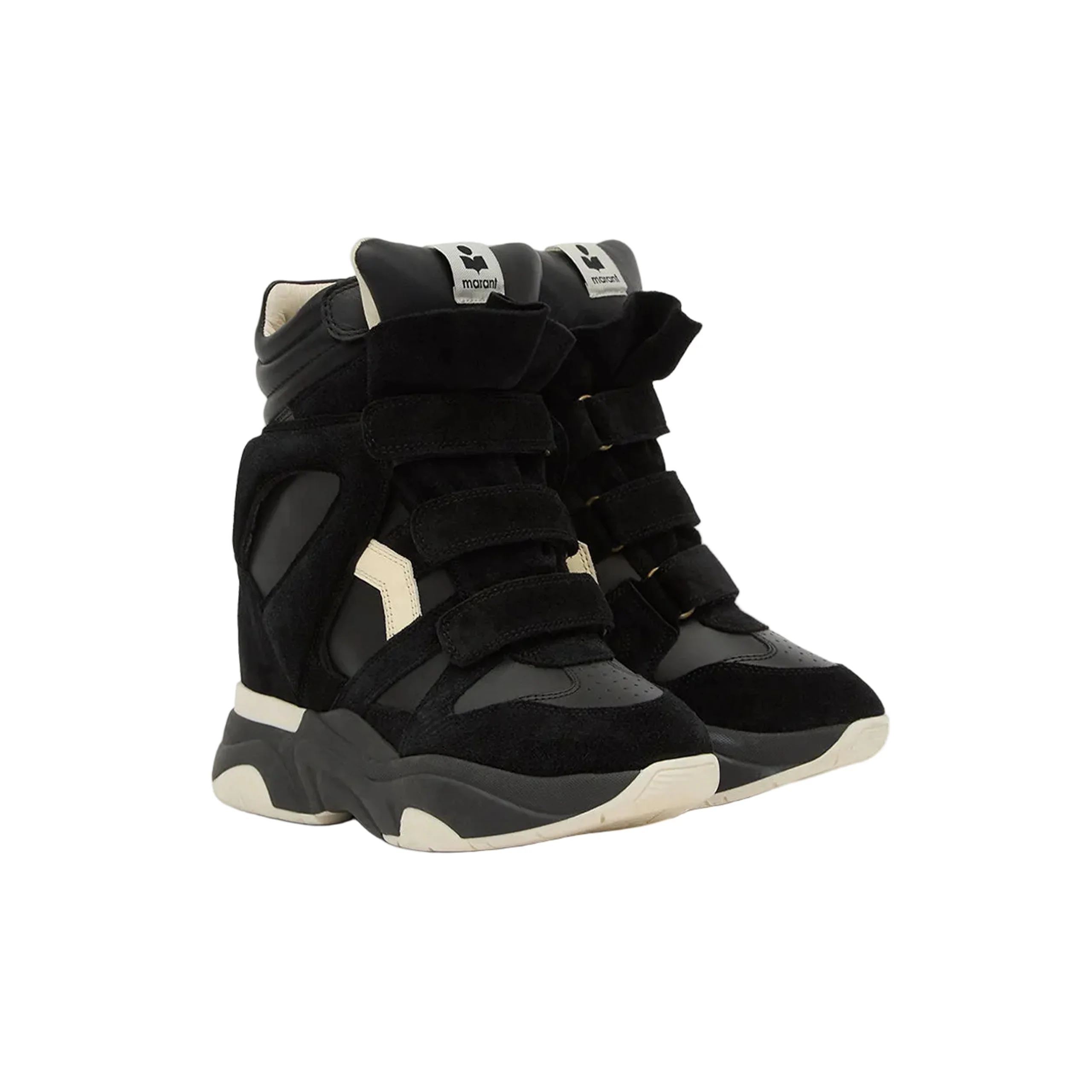 Balskee Suede Sneakers (Black) - Image 3
