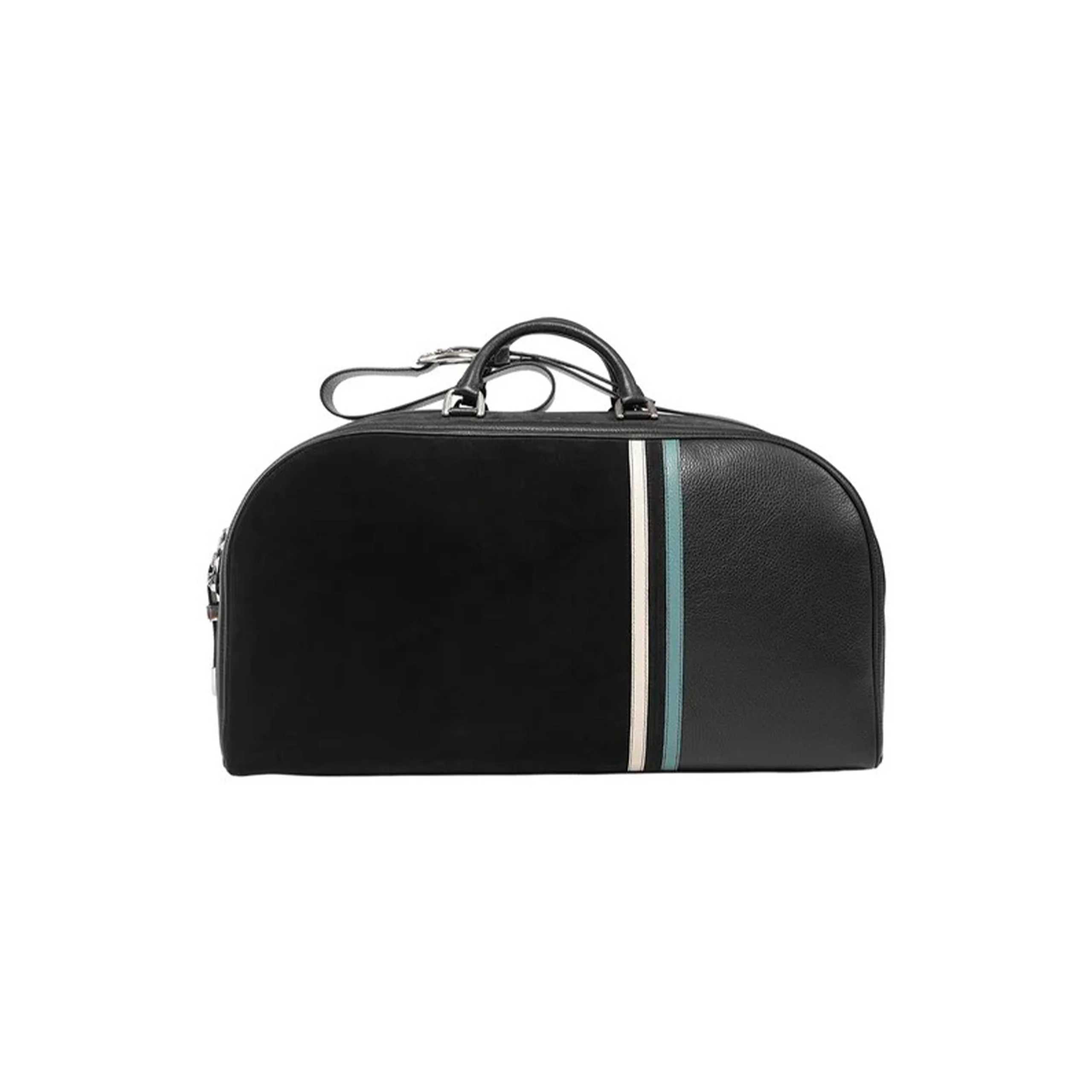 Barnett Belt Strap Weekender (Black/Ivory/Grey)