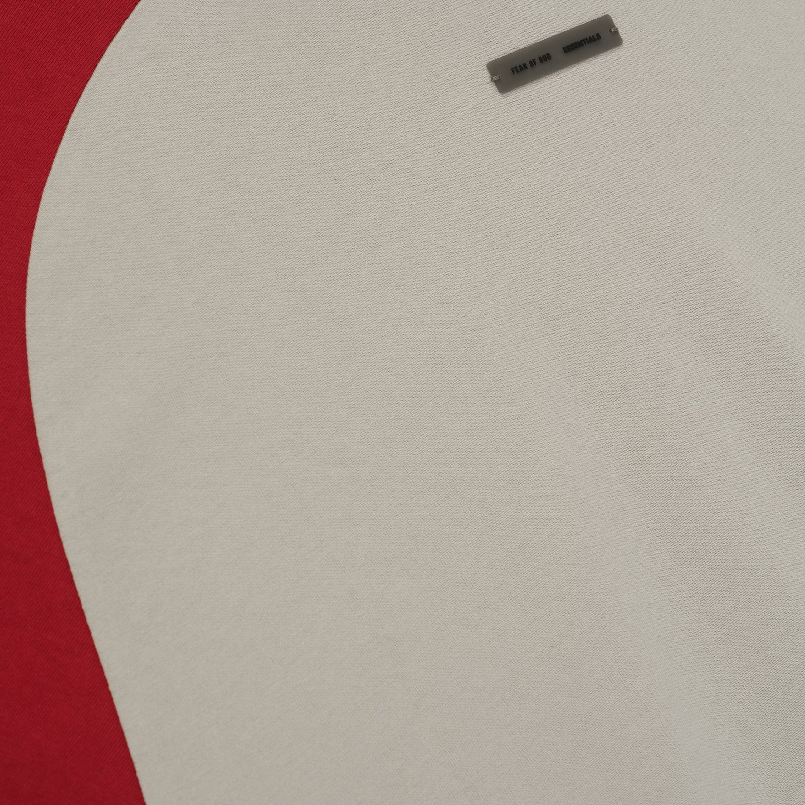 Baseball Tee (Smoke Grey/Crimson) - Image 3