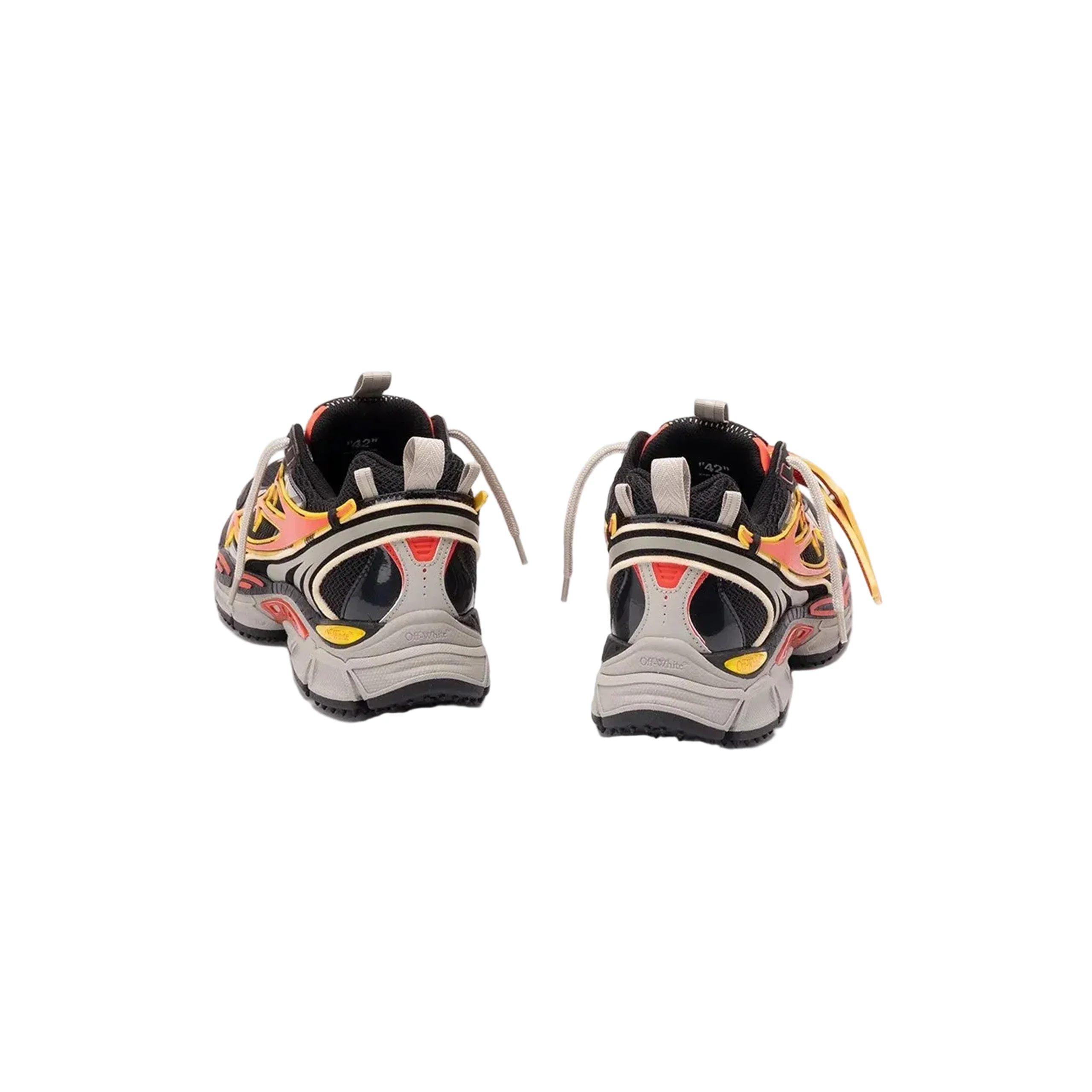 Men's Be Right Back Mesh Sneakers (Black/Coral Red) - Image 2