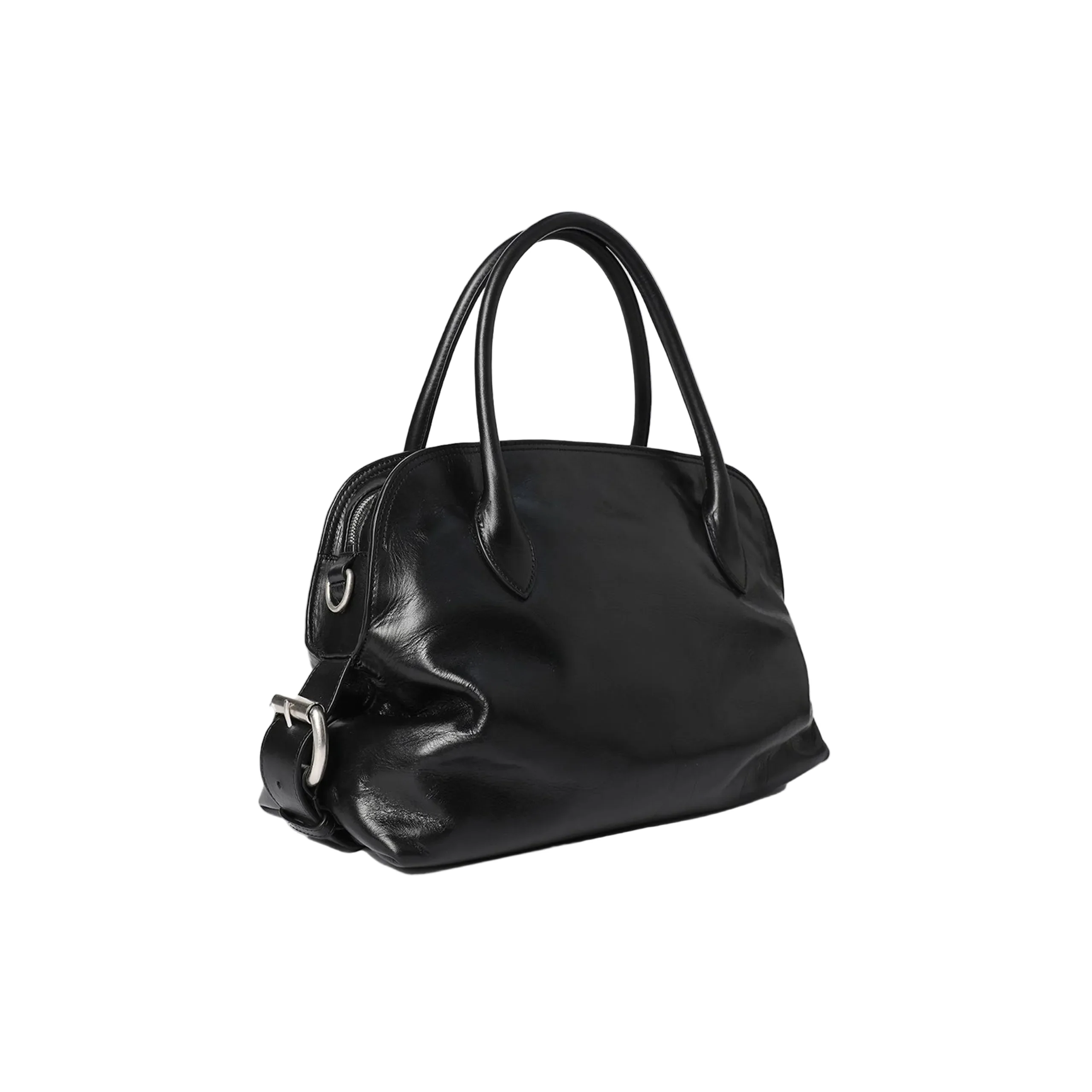 Birita Medium Shoulder Bag (Black) - Image 3
