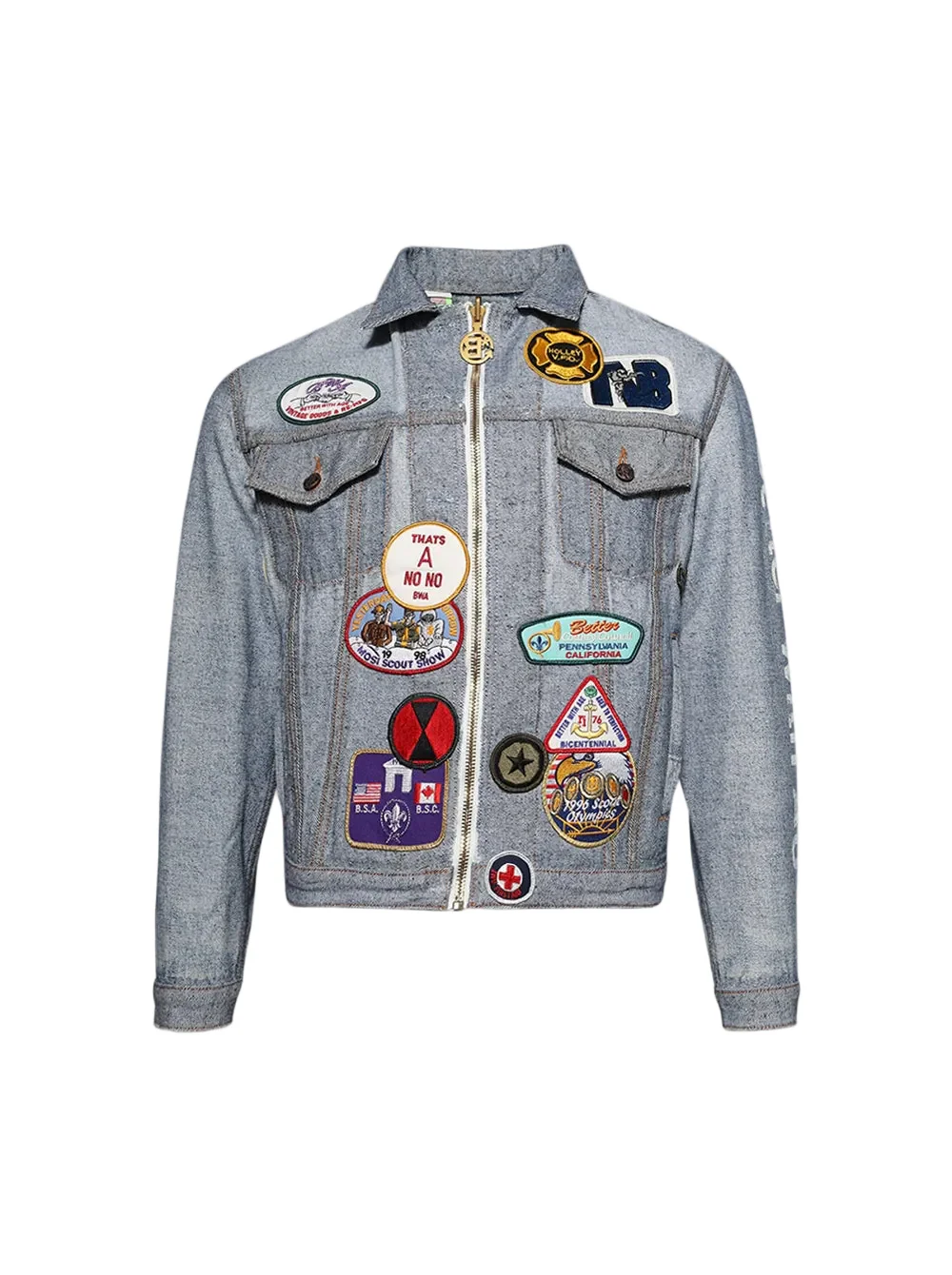 Brogue Reconstructed Reversible Trucker Jacket (Indigo)
