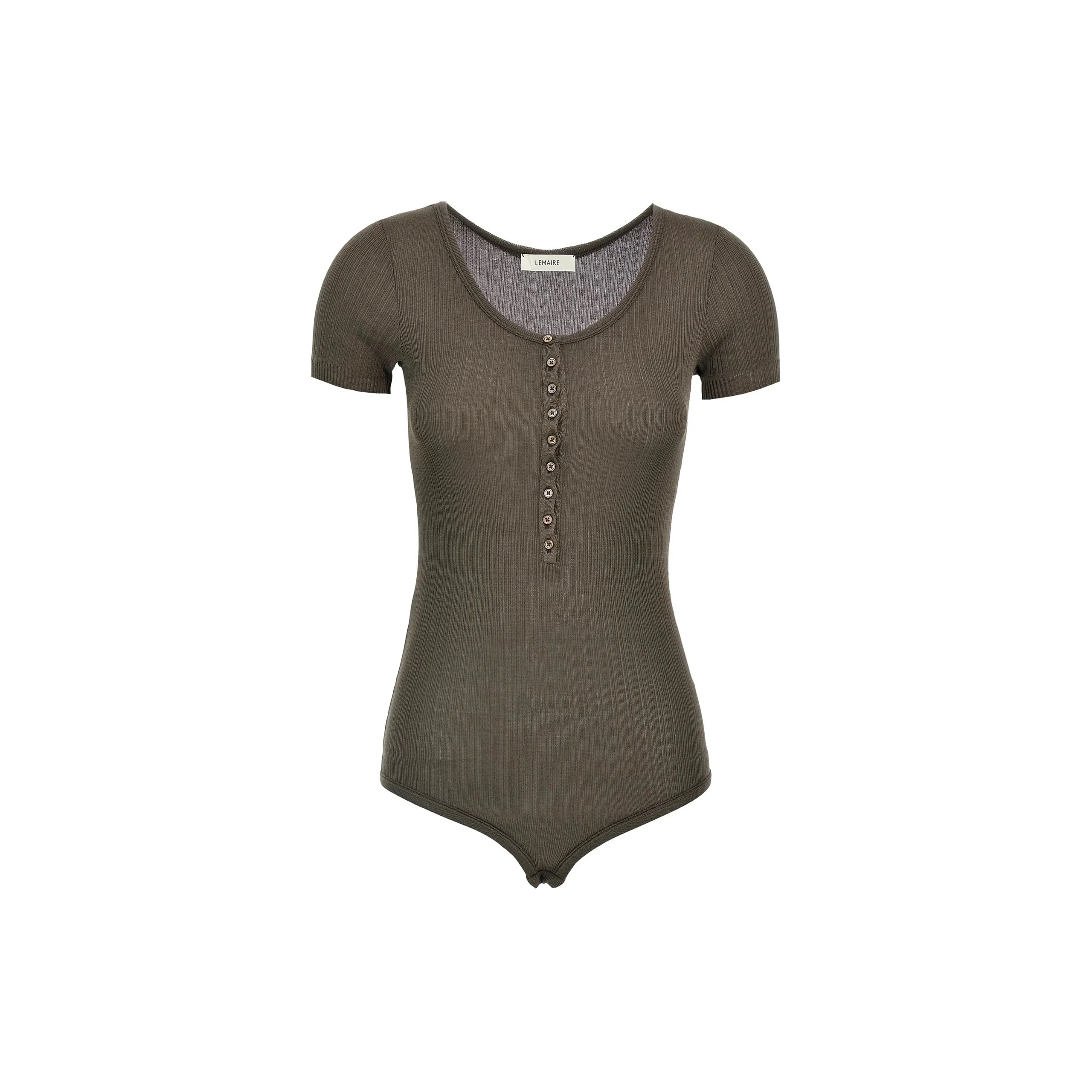 Buttoned Rib Body (Dark Brown)