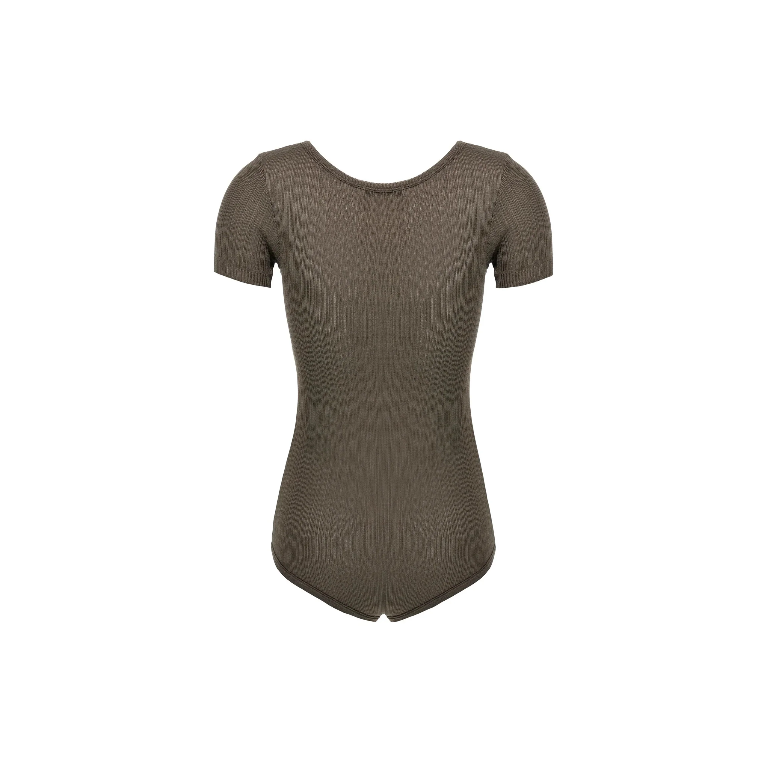 Buttoned Rib Body (Dark Brown) - Image 3