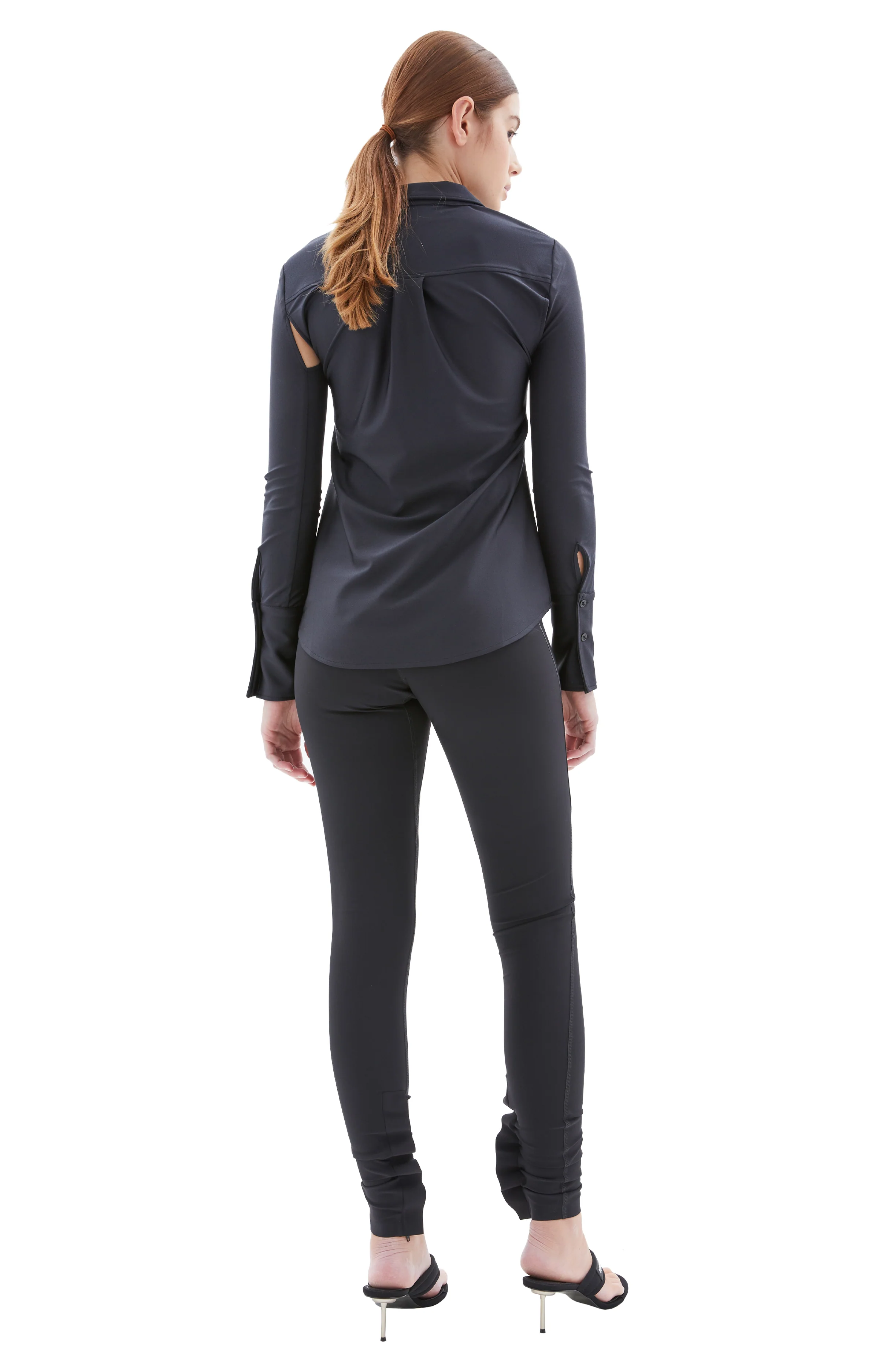 C+ Zipped Trousers (Black) - Image 3