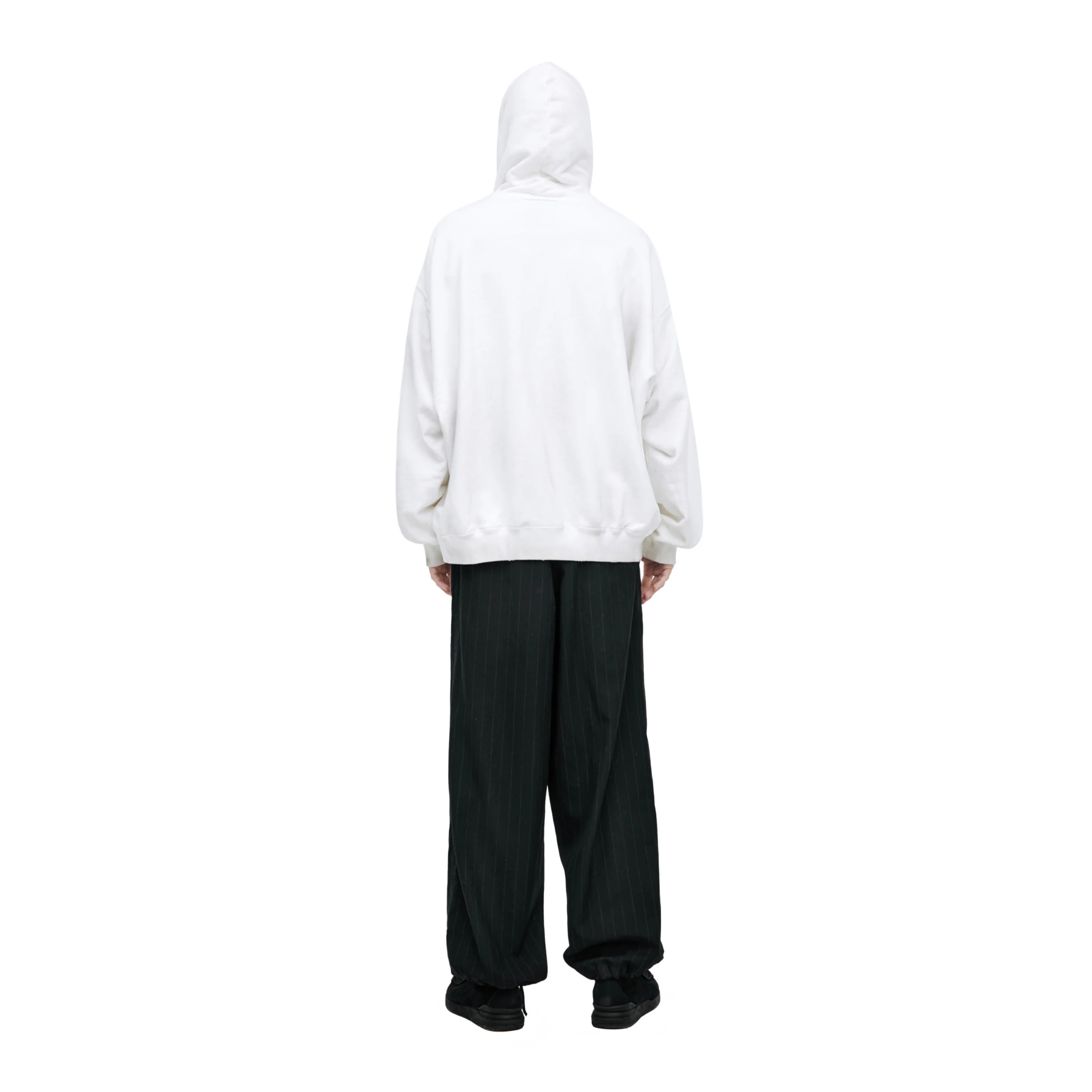 Cap Combined Hoodie (White) - Image 3