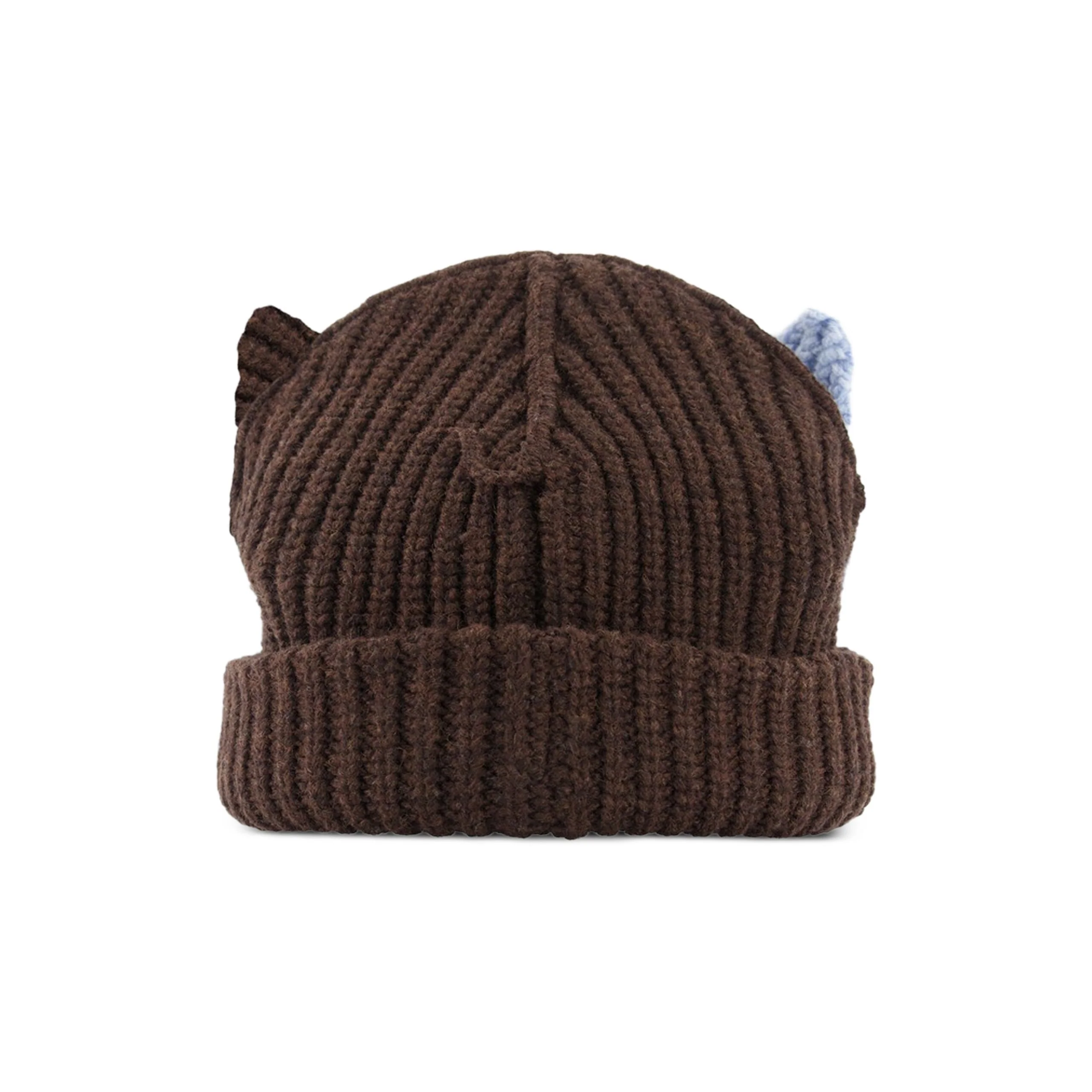 Chunky Ears Beanie (Brown) - Image 2