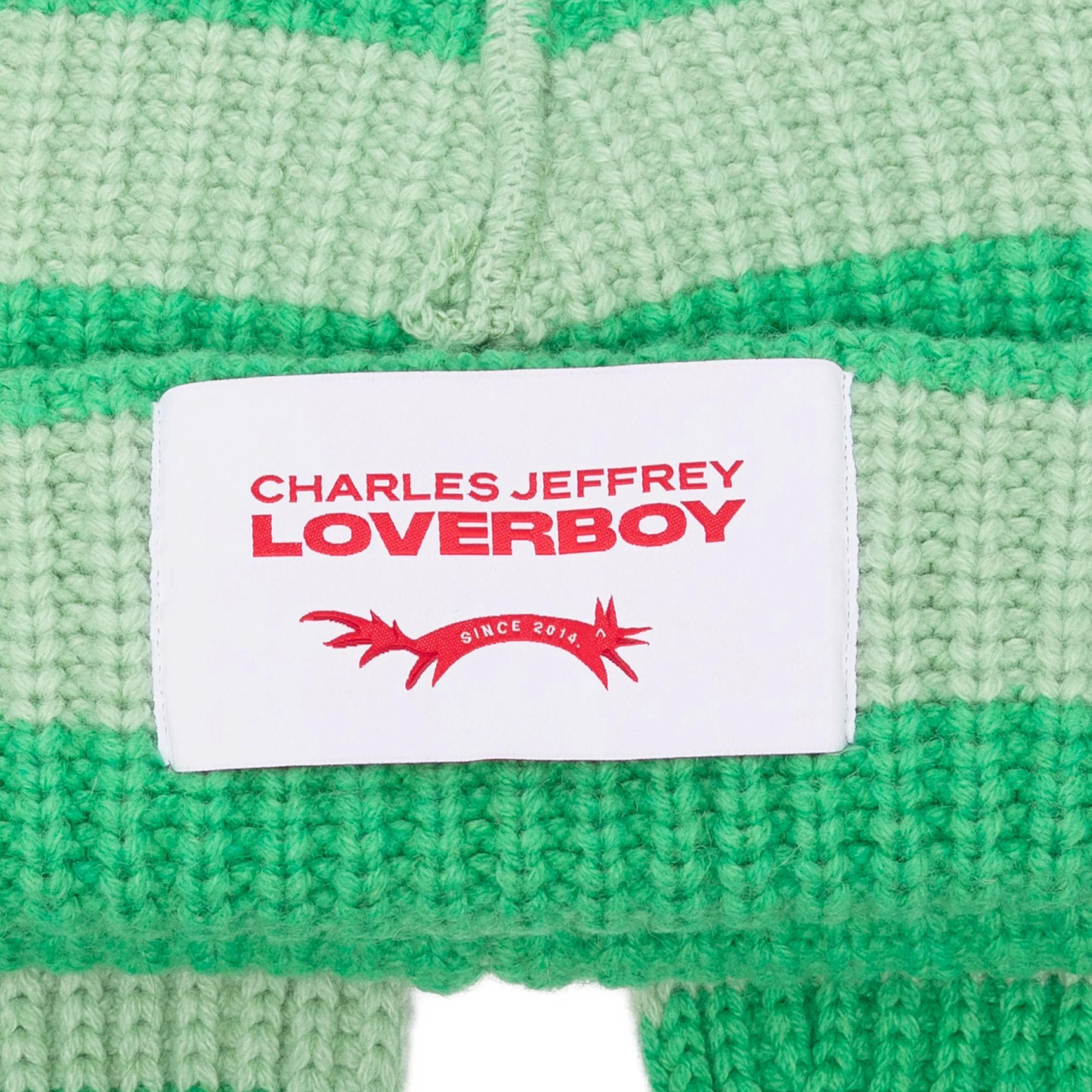 Chunky Rabbit Beanie (Green) - Image 2