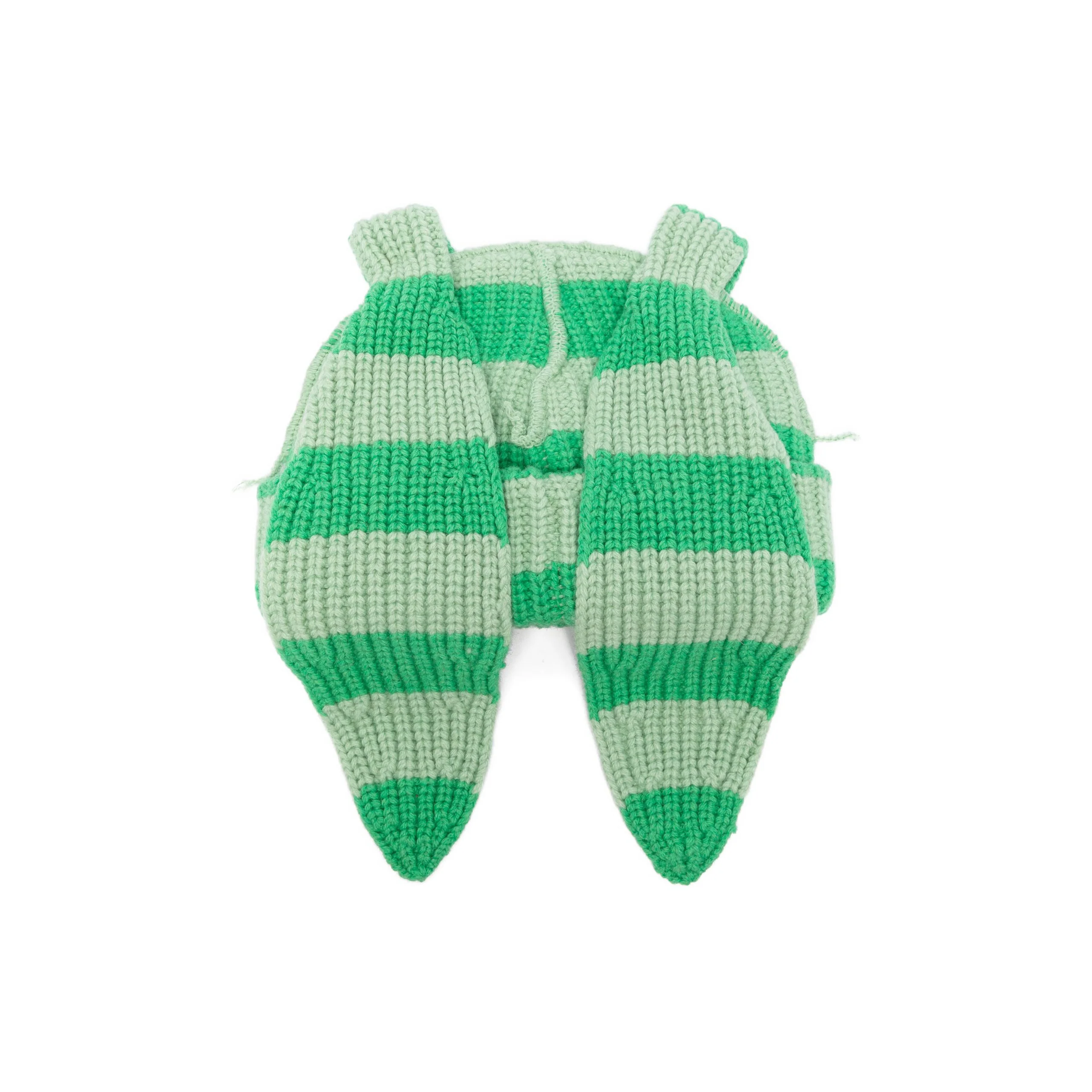 Chunky Rabbit Beanie (Green) - Image 3