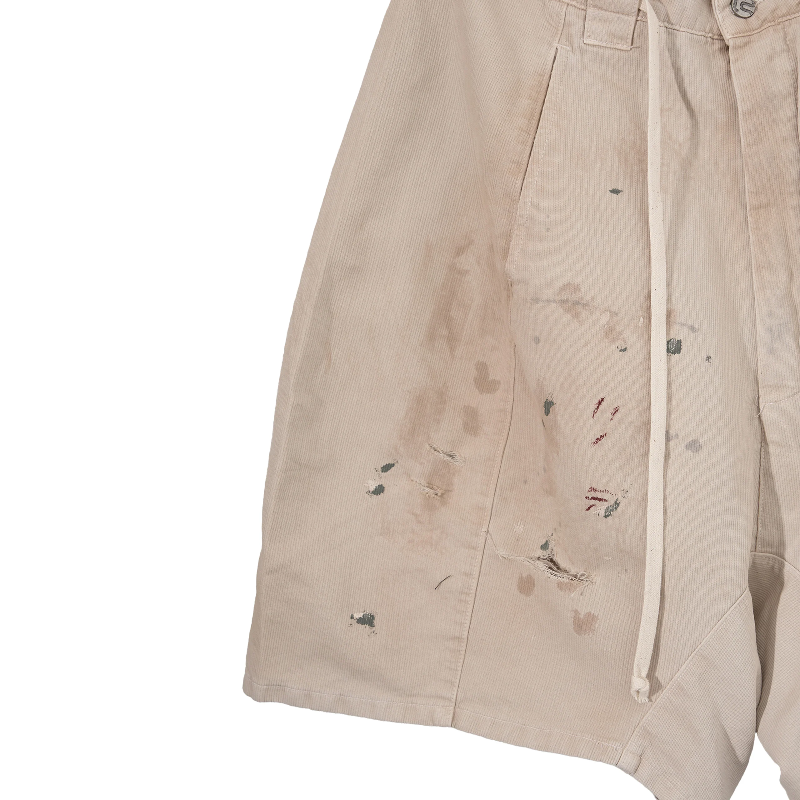 Corduroy Pontius Shorts (Khaki) - Image 4