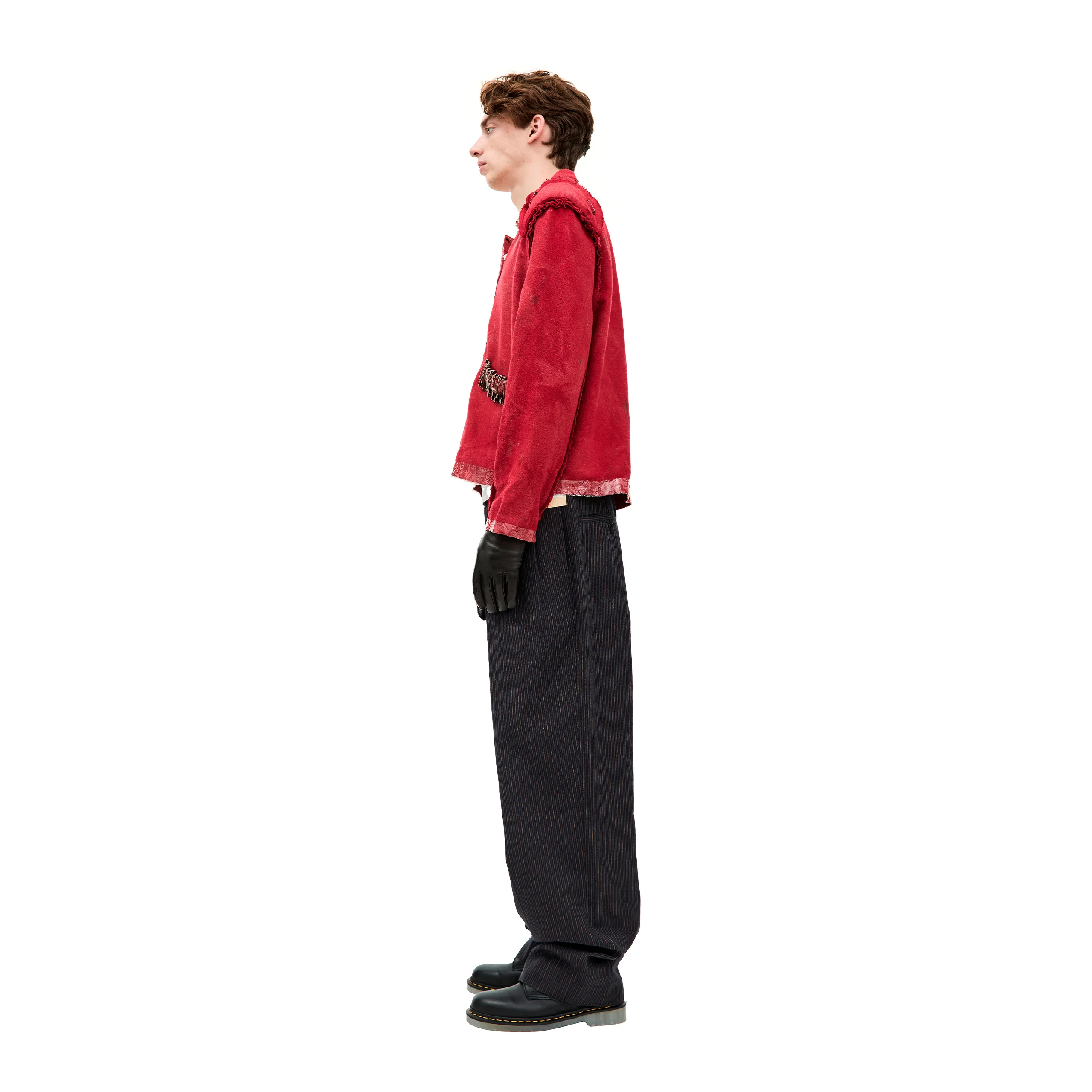 Couture Deconstructed Jacket (Red) - Image 2