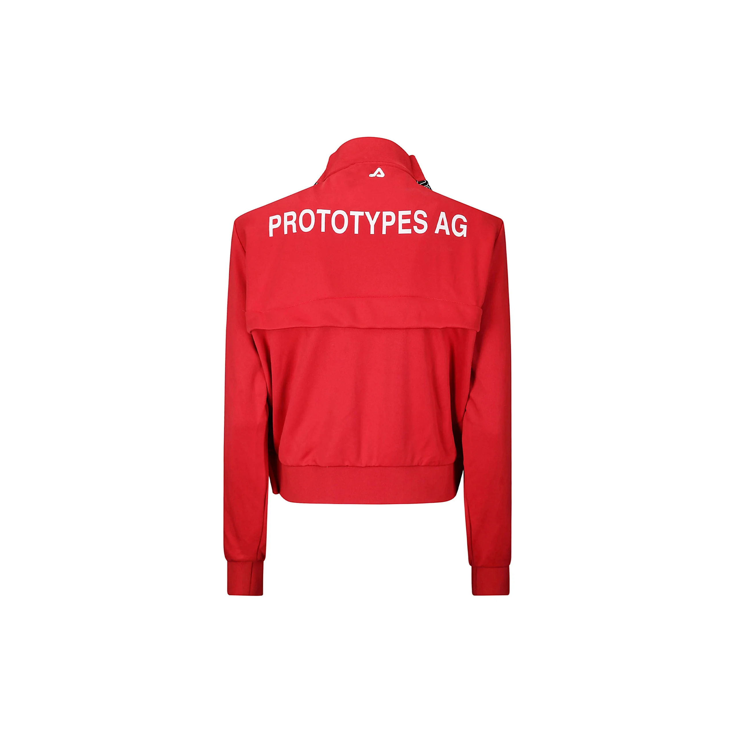Cropped Tracksuit Jacket (Red/Black) - Image 3