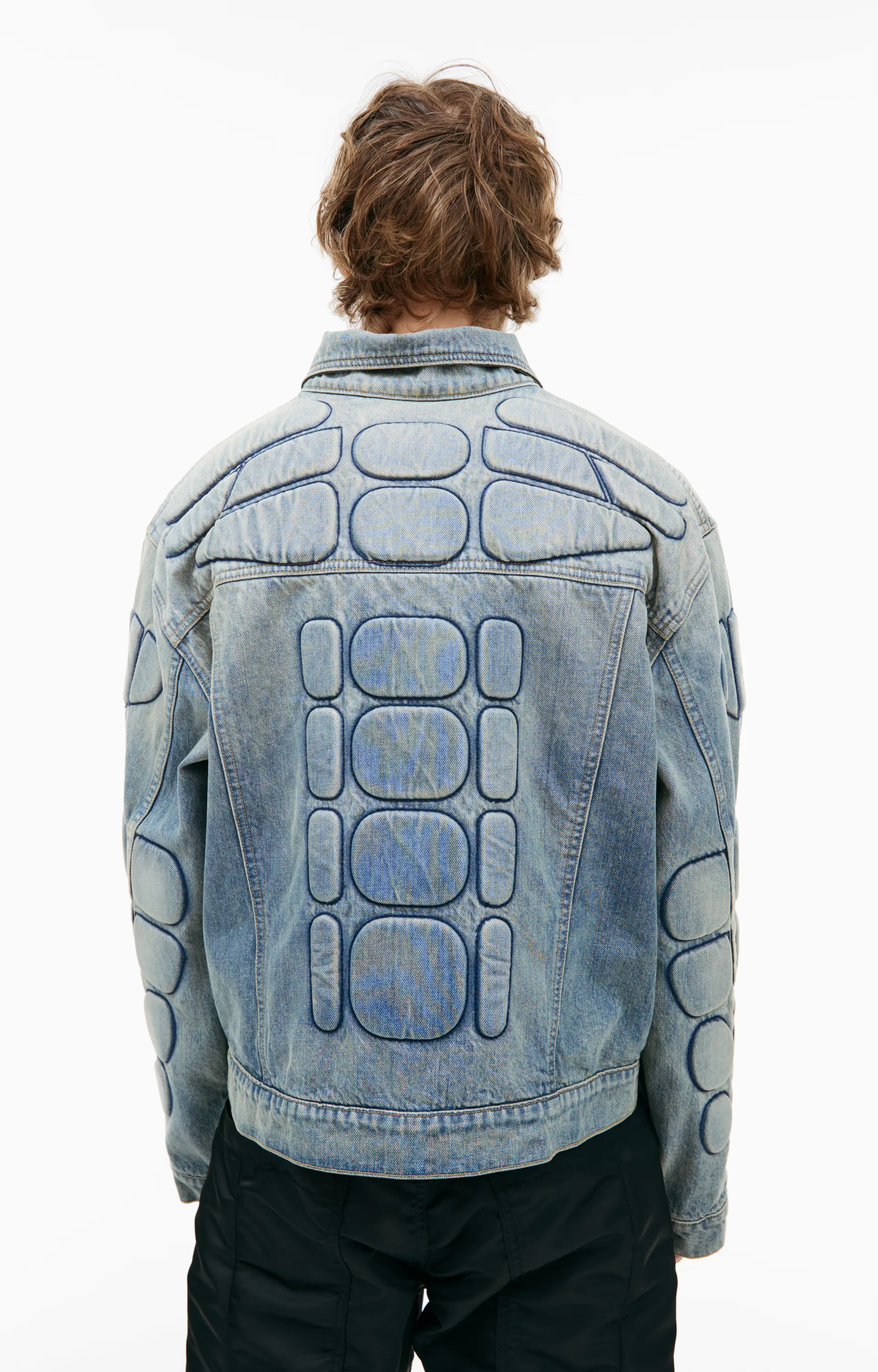 Denim Moto Jacket (Blue) - Image 3