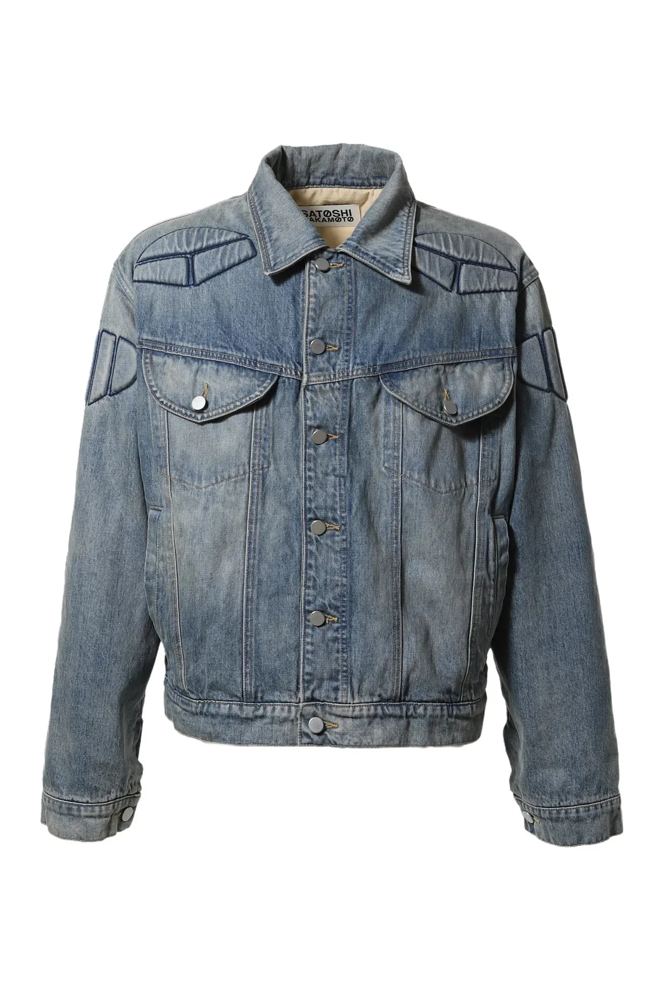 Denim Moto Jacket (Blue) - Image 4