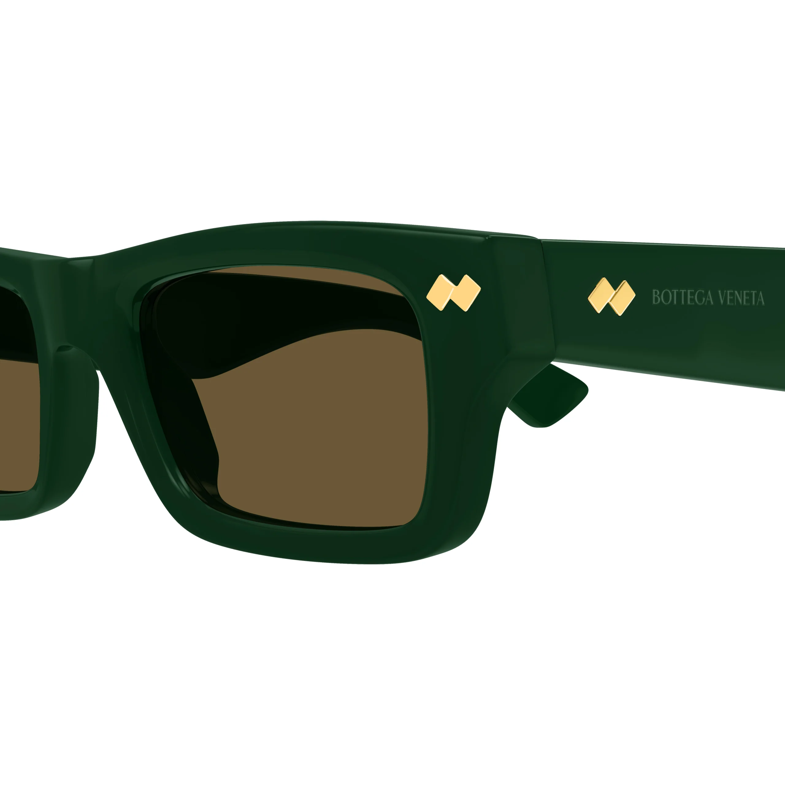 Dizzy Square Sunglasses (Green) - Image 3