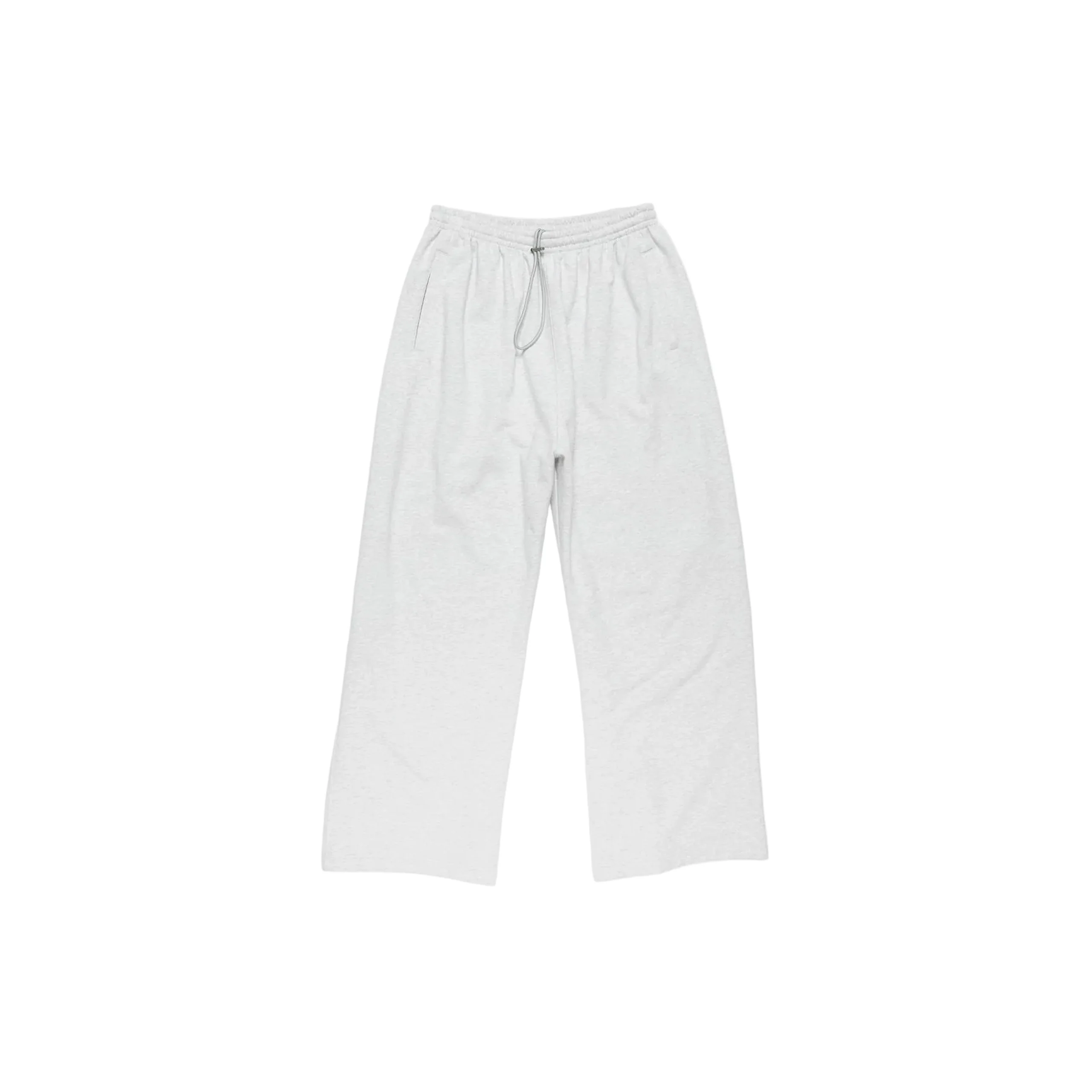 Fleece Logo Sweatpants (Pale Grey Melange)