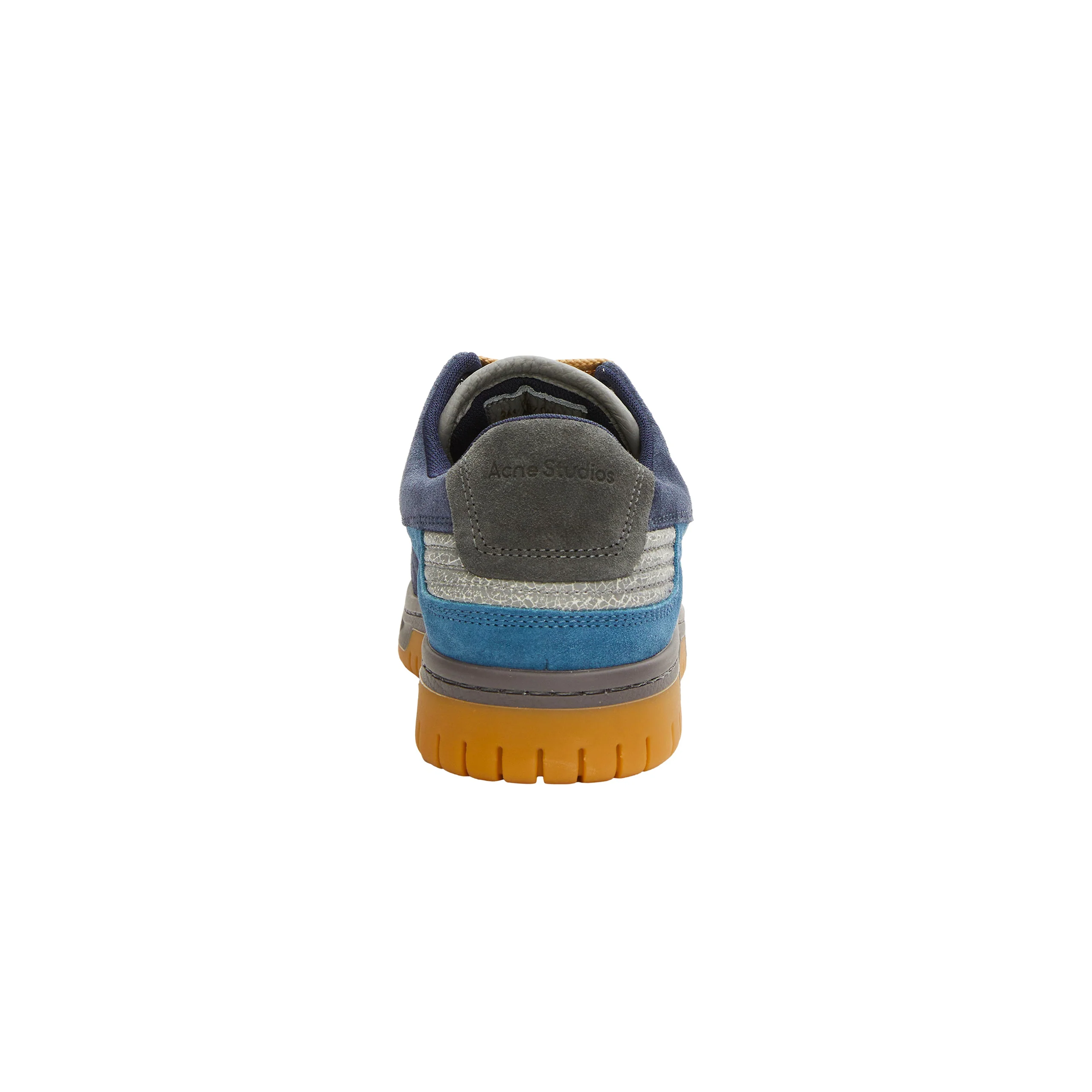 Fuzzy Low Top Sneakers (Grey/Blue) - Image 3