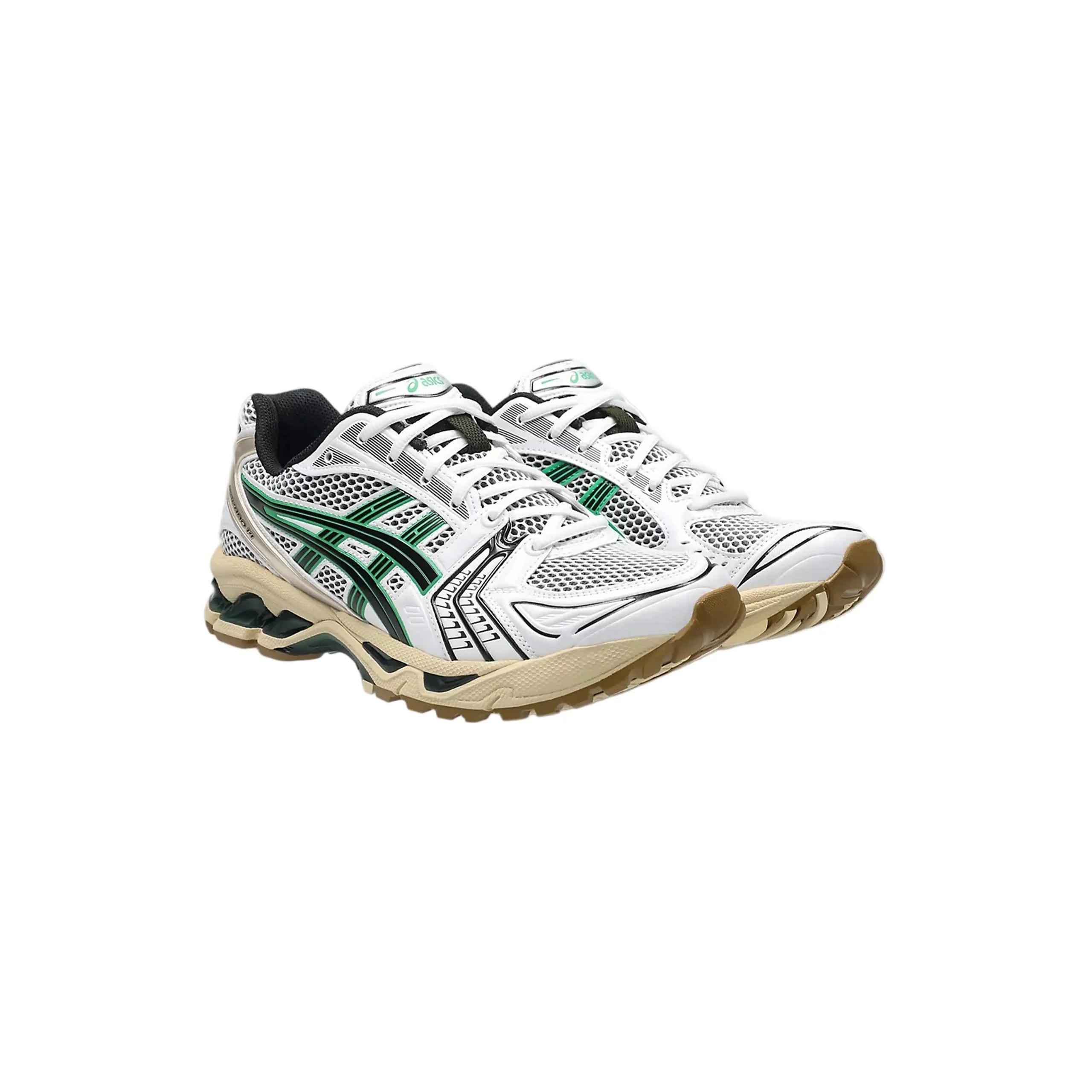 Gel-Kayano 14 Sneakers (White/Hinoki Beige) - Image 4