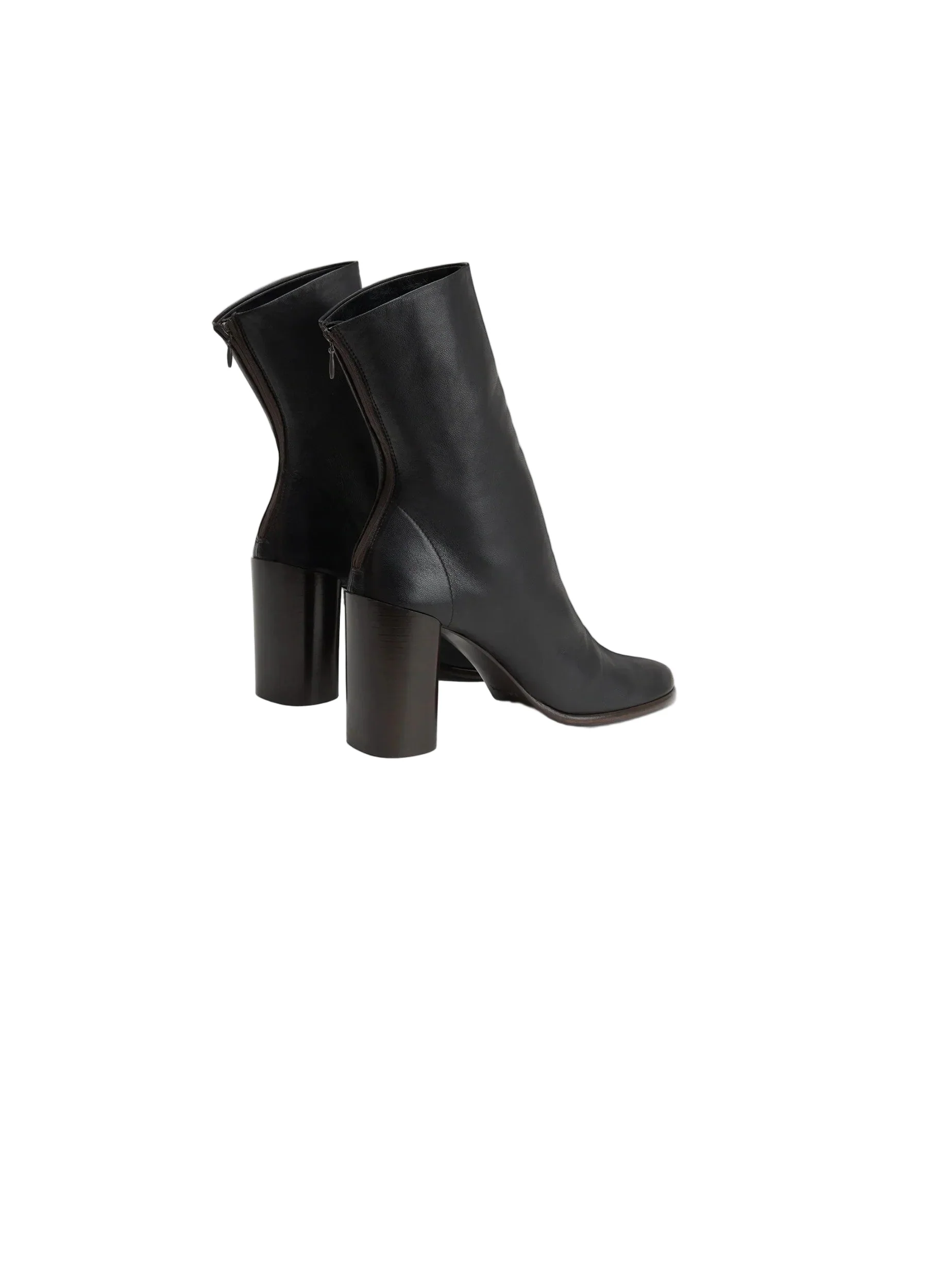 Glove Ankle Boots 80 (Dark Chocolate) - Image 3