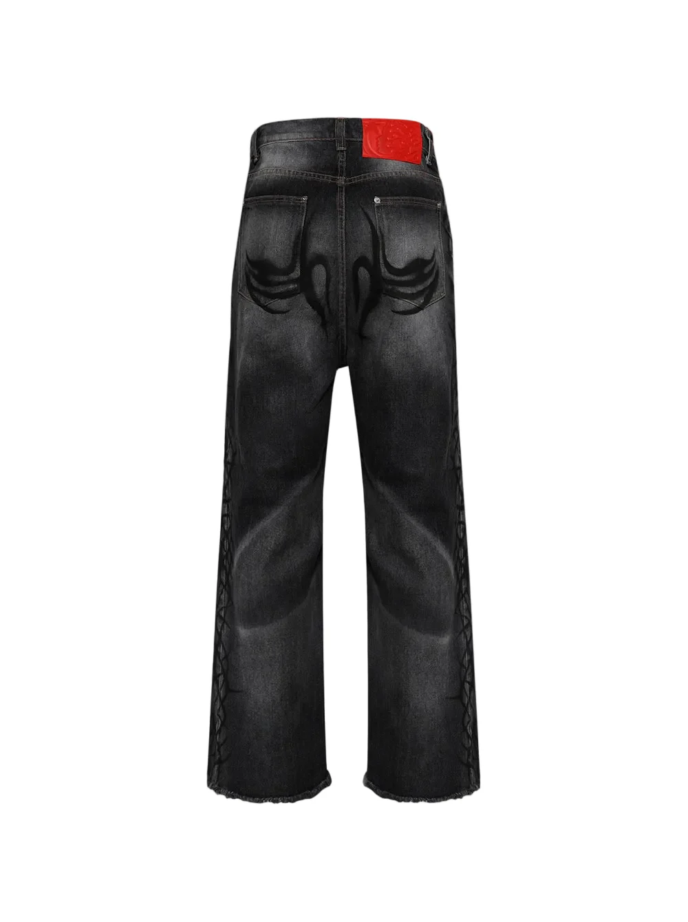 Graffiti Denim (Black) - Image 2