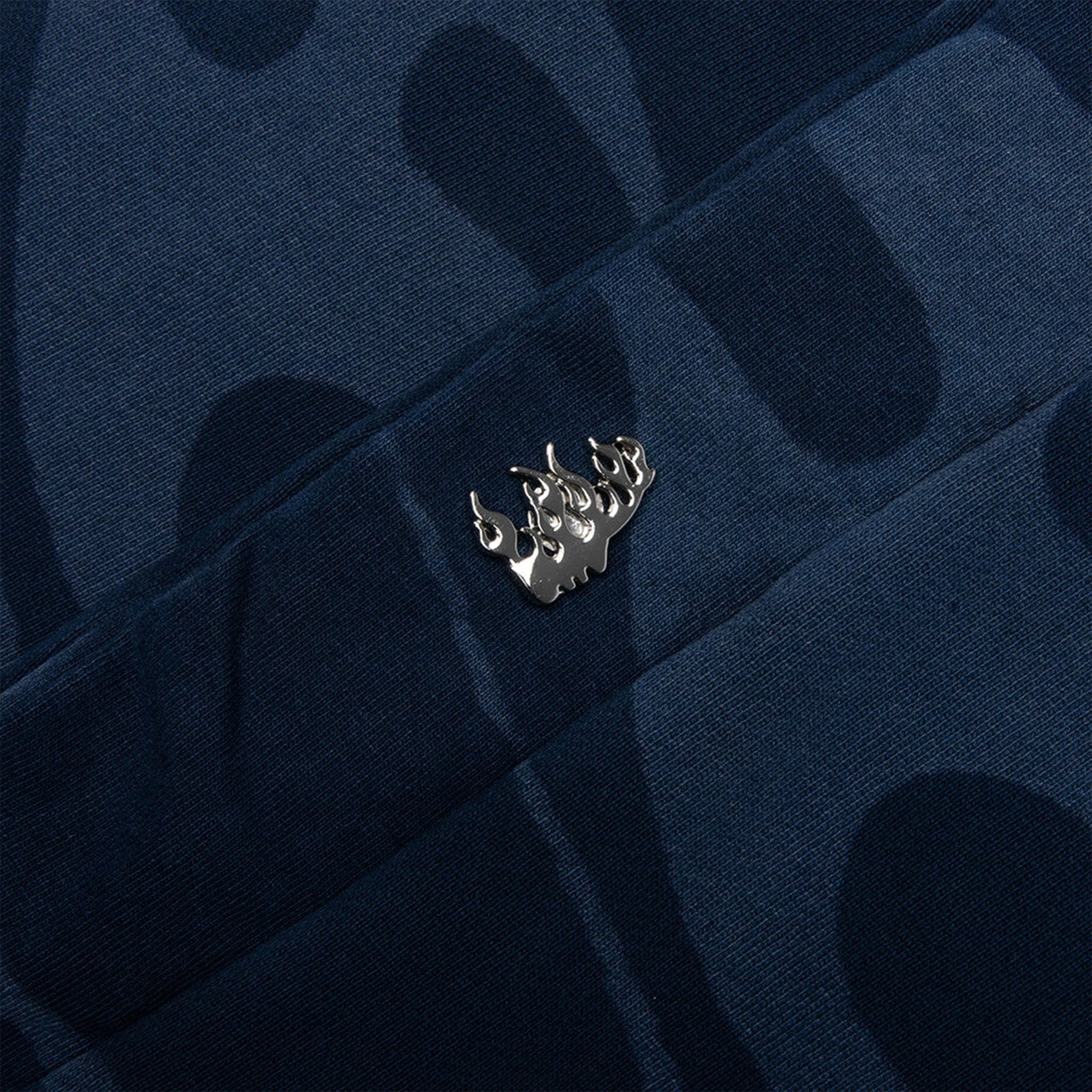 SNAP Sweatpants W/ Flame (Blue) - Image 3