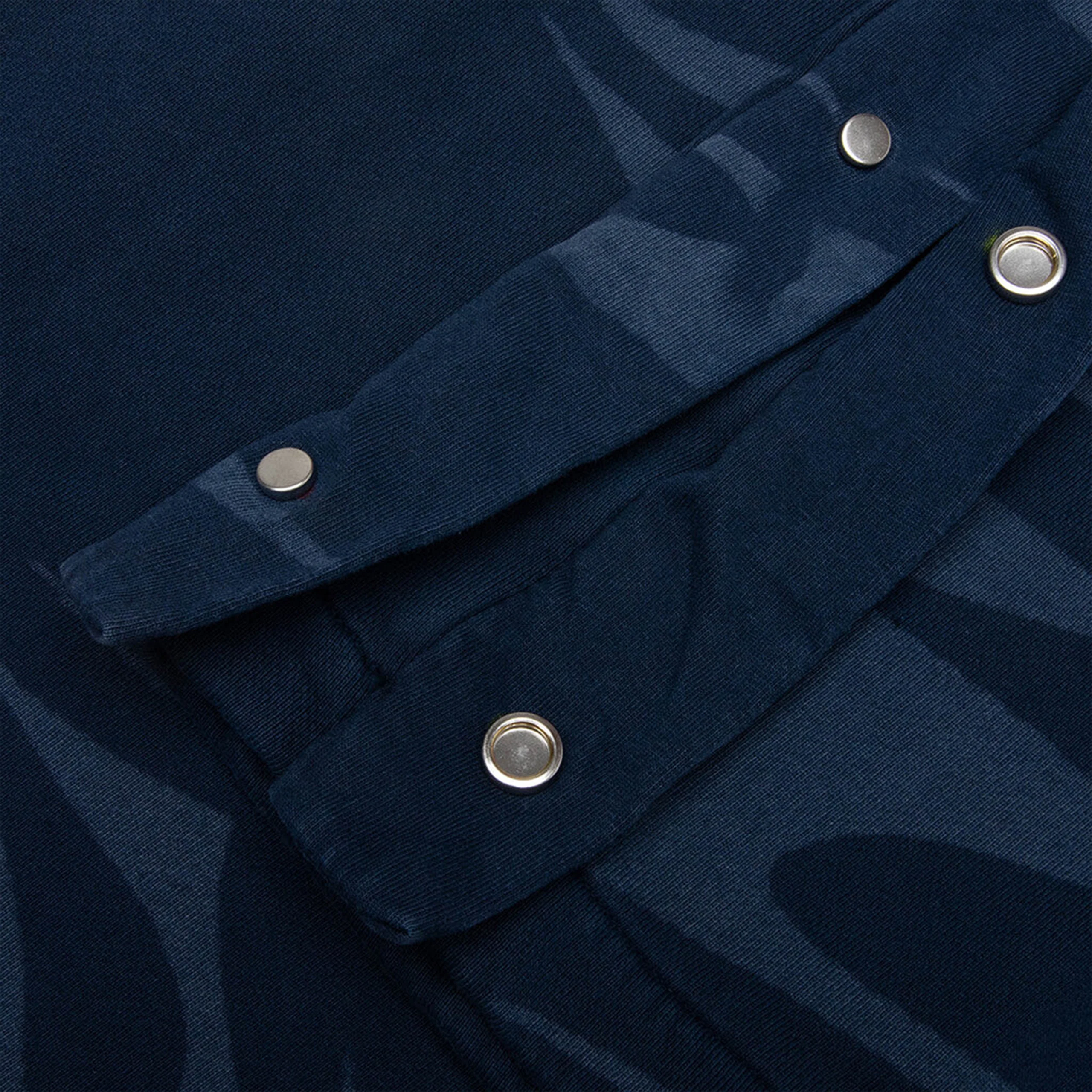 SNAP Sweatpants W/ Flame (Blue) - Image 4