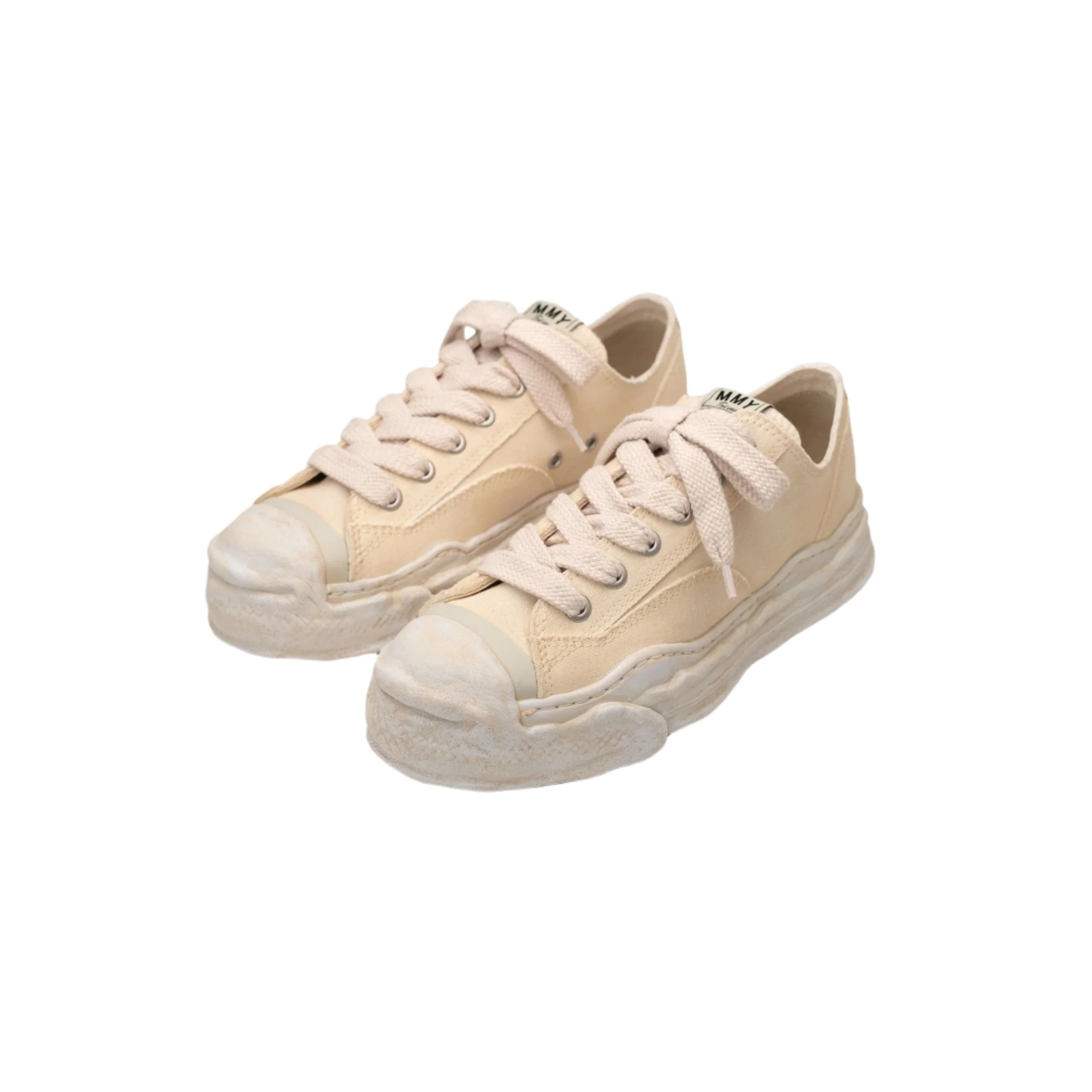 Hank Low-Top Sneakers (Beige) - Image 7