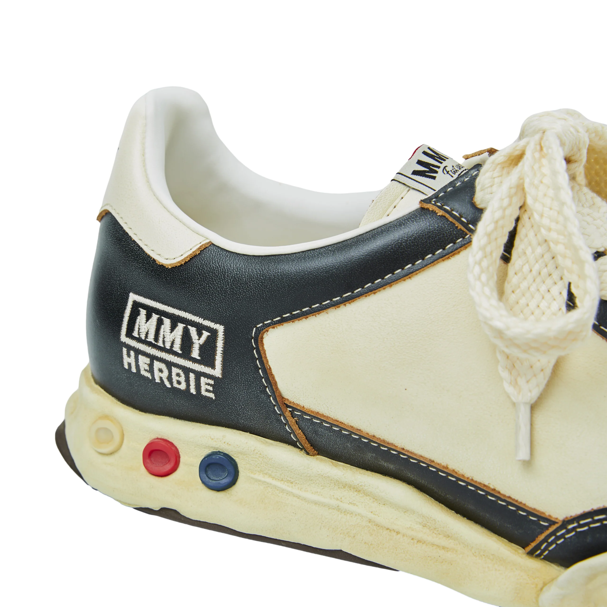 Harbie Low Top Sneakers (Black/White) - Image 7