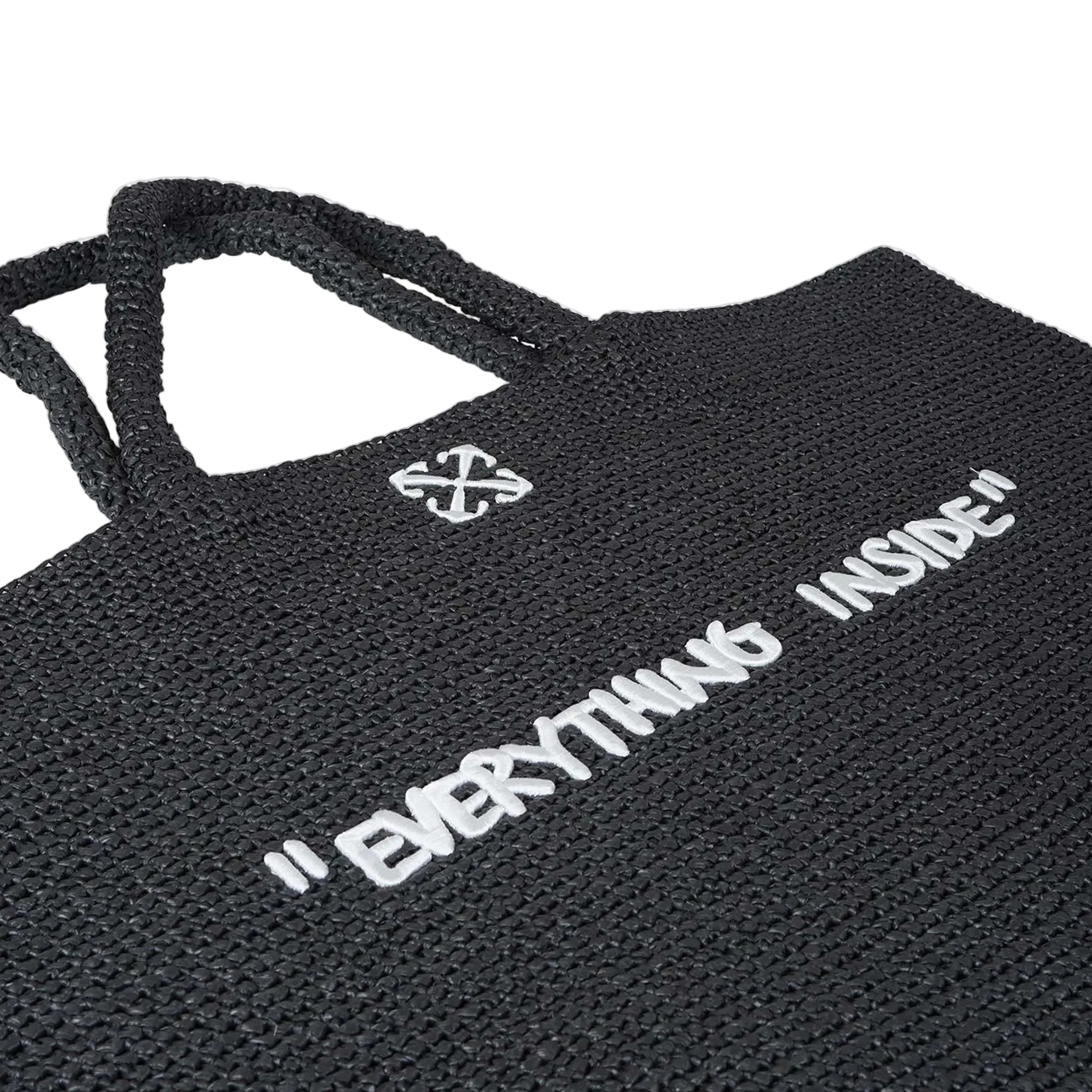 Jitney Tote Quote Bag (Black/White) - Image 3