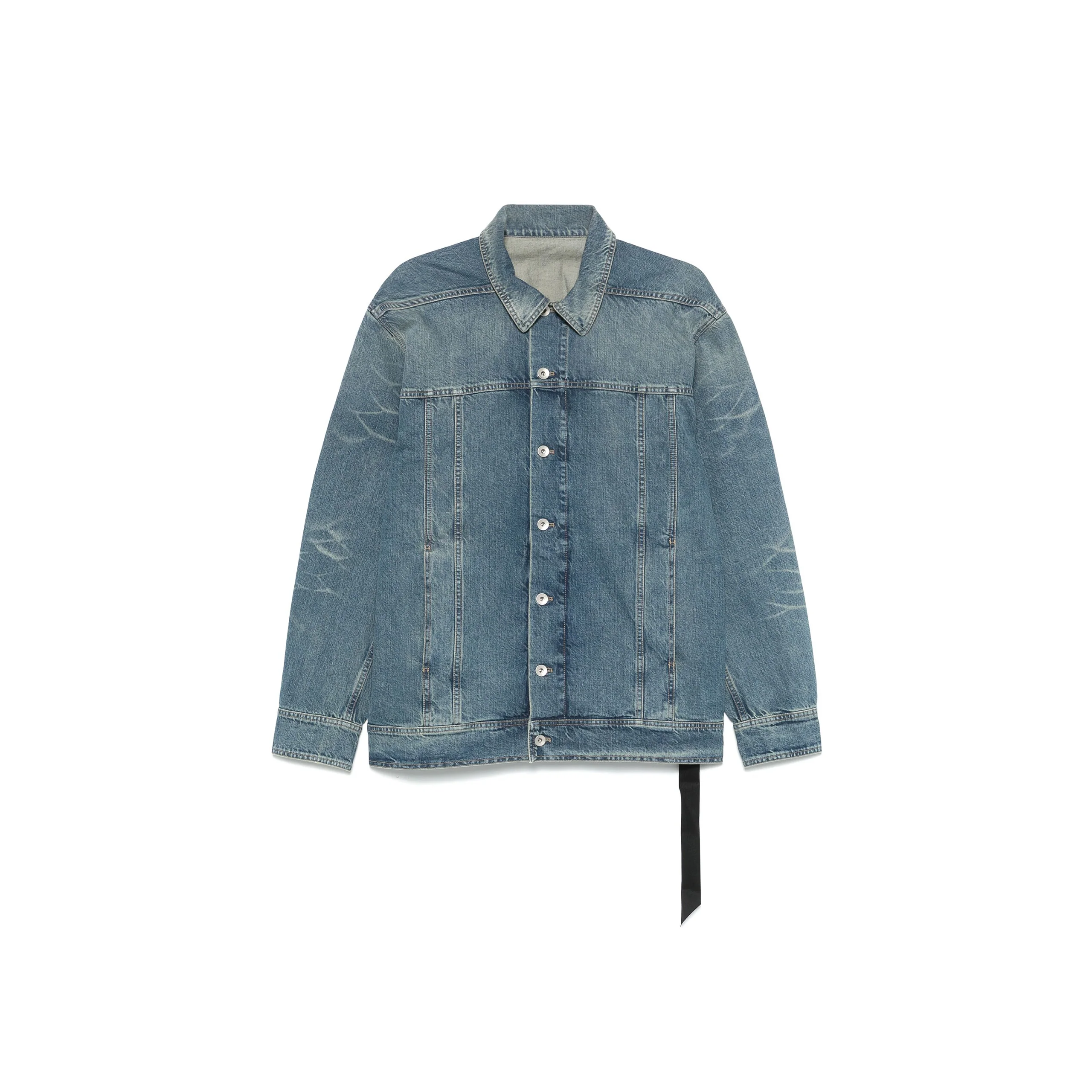 Jumbo Denim Jacket (Washed Indigo)