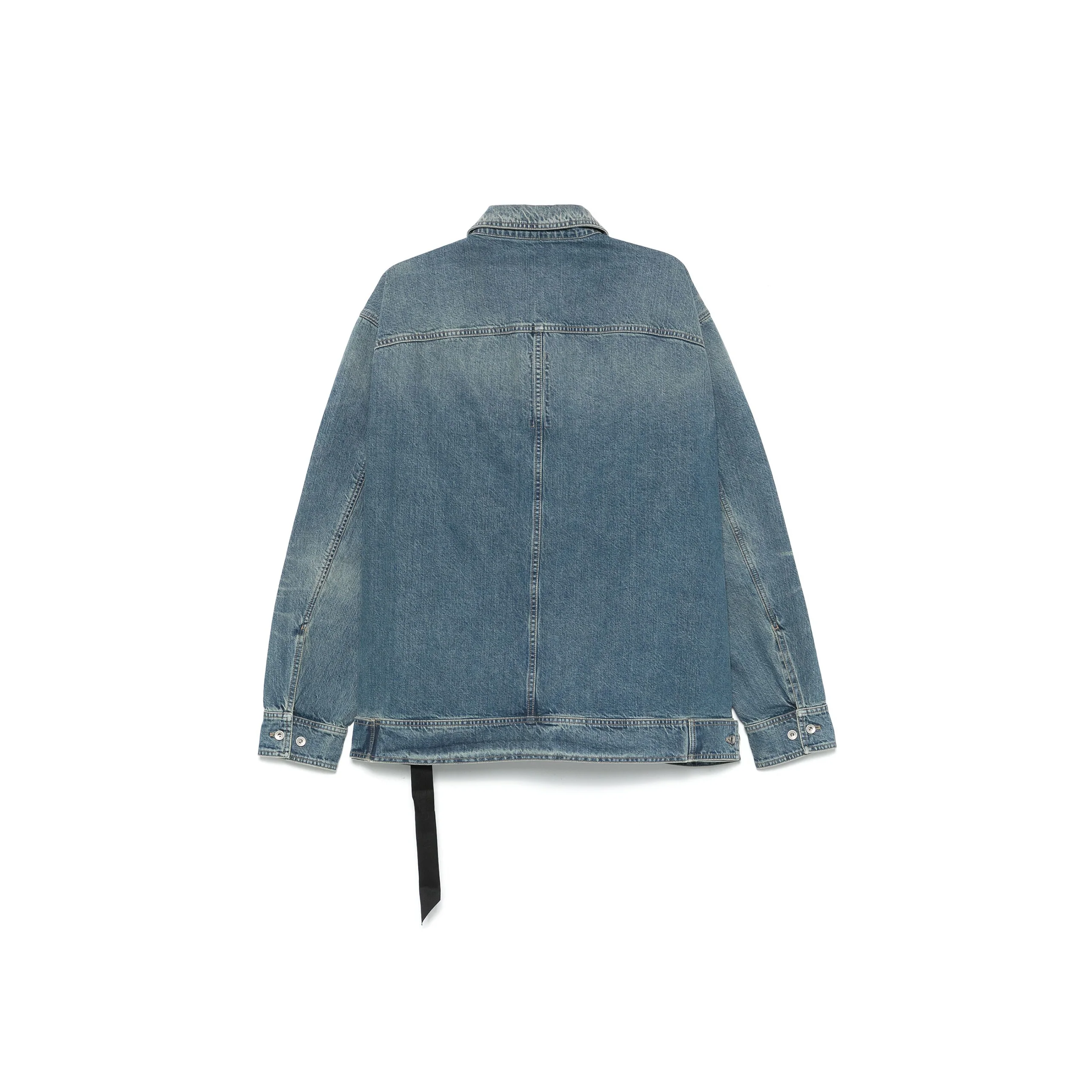 Jumbo Denim Jacket (Washed Indigo) - Image 2