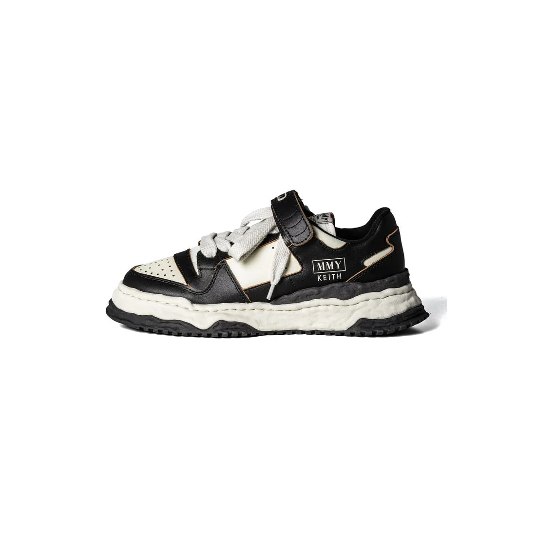 Keith Low-Top Sneakers (Black/White) - Image 5