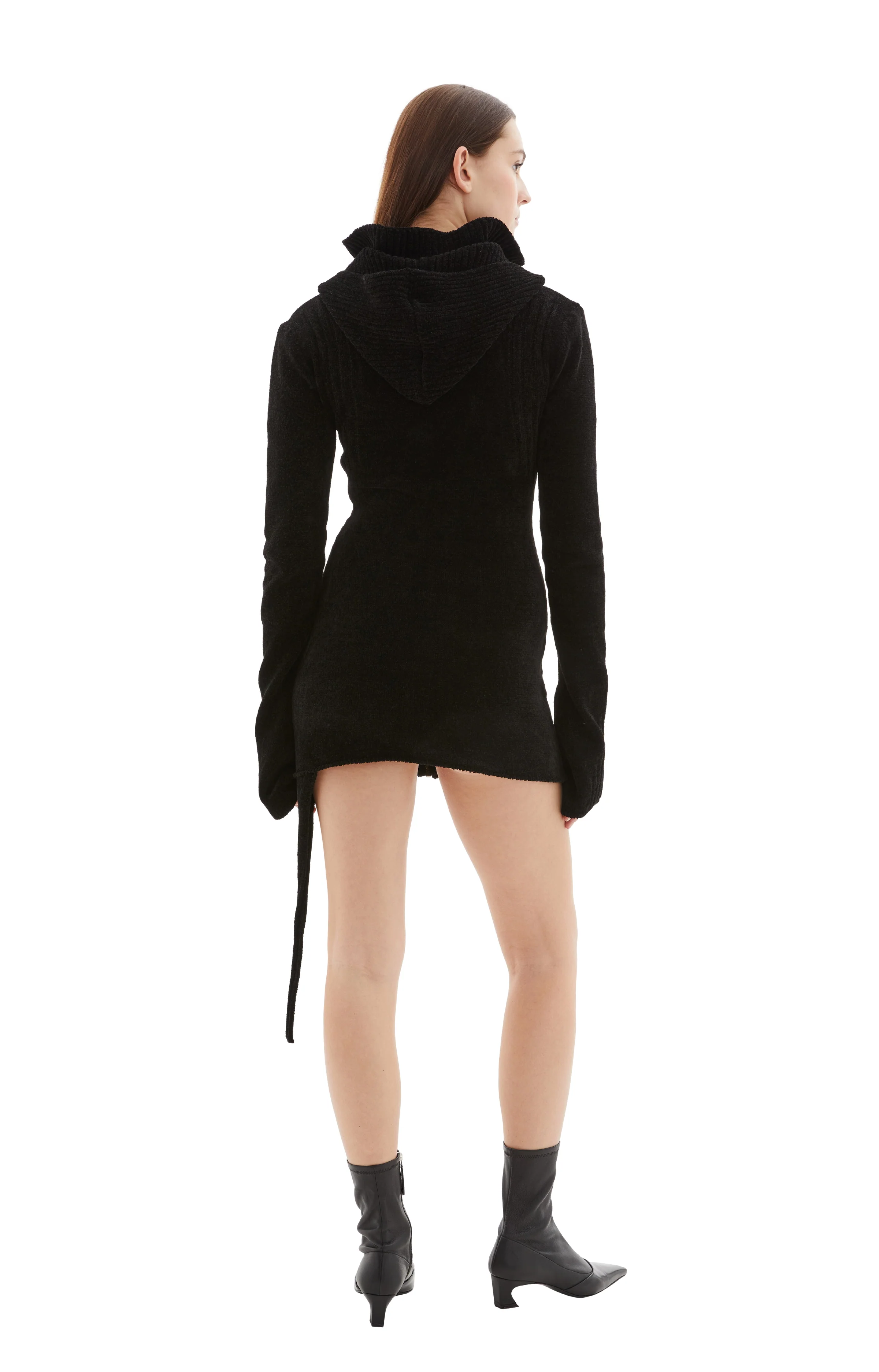 Knit Cardigan (Black) - Image 4