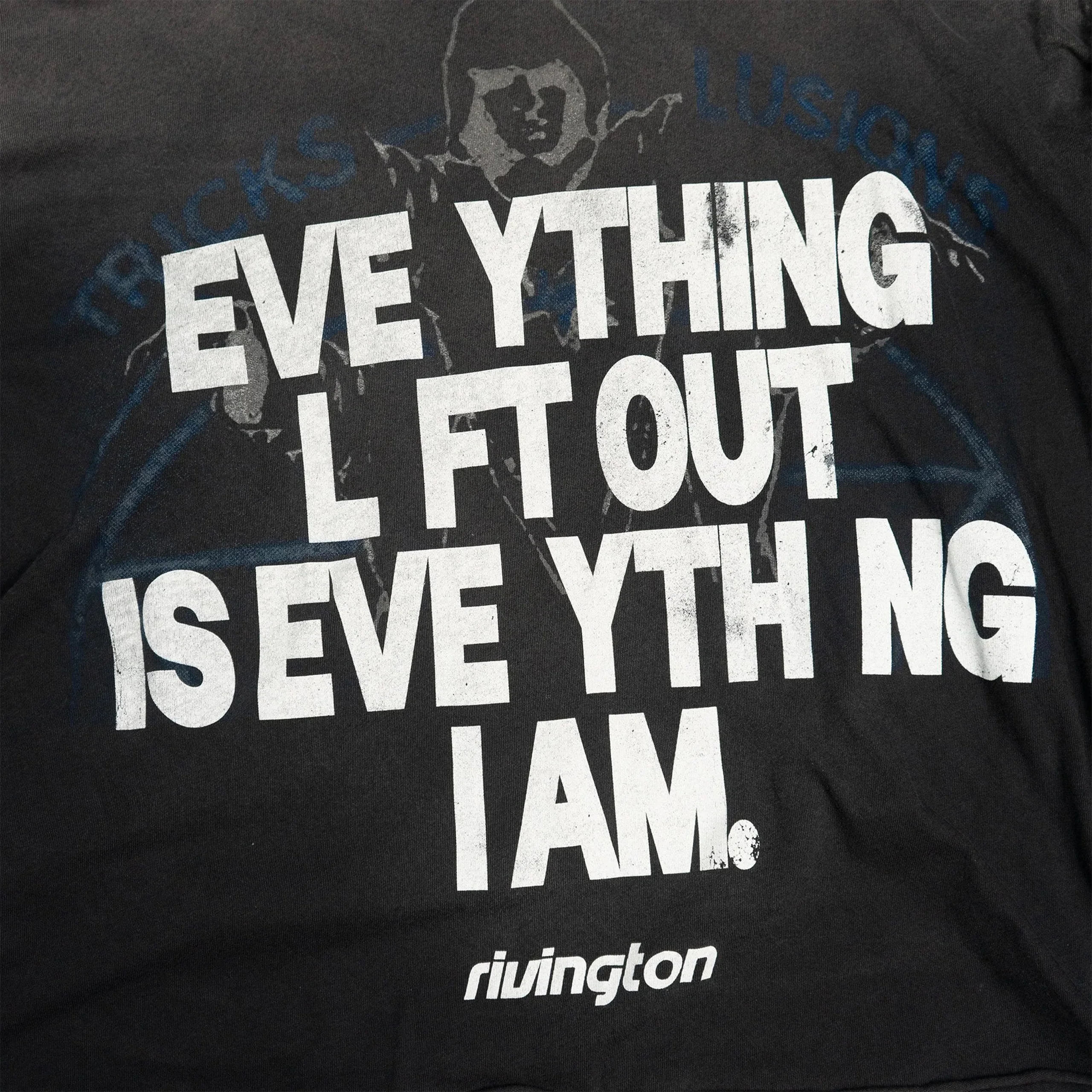 Left Out Enemy LS Tee (Vintage Black) - Image 2
