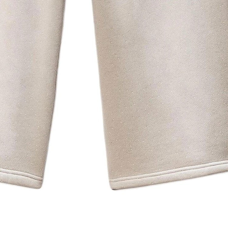 Mid-Rise Sweatpants W/Allover Hotfix (Washed Khaki) - Image 5