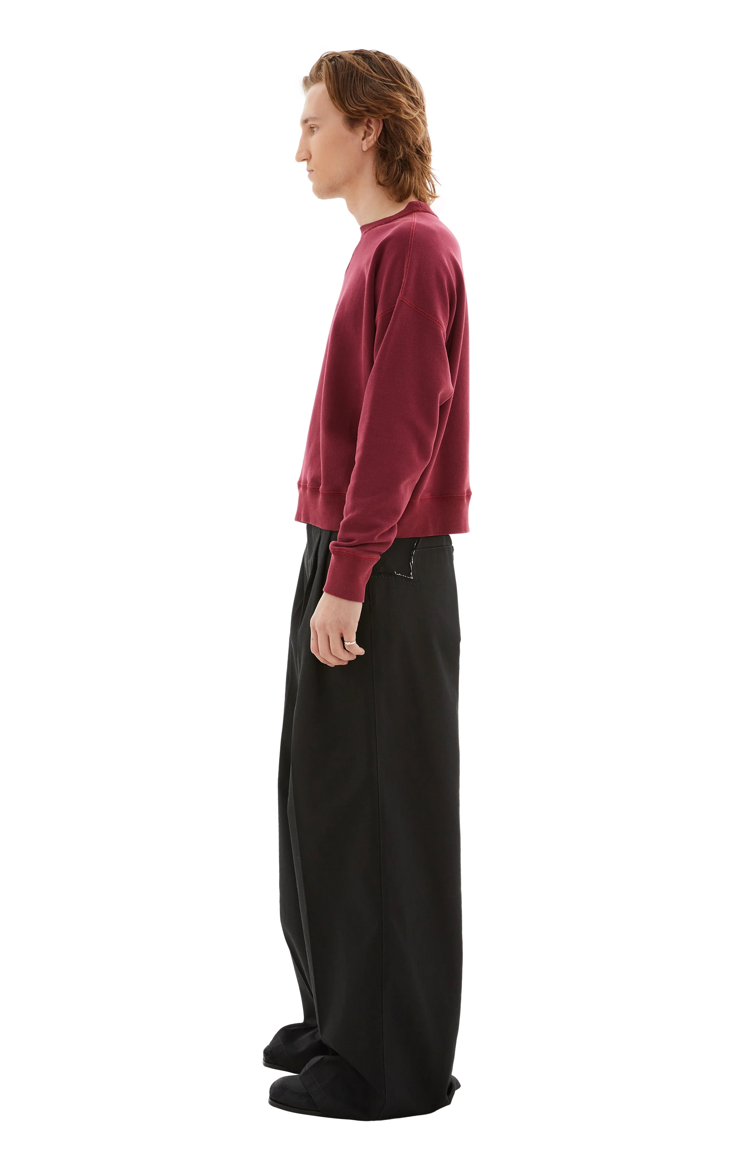 MM Crewneck Sweatshirt (Bordeaux) - Image 3