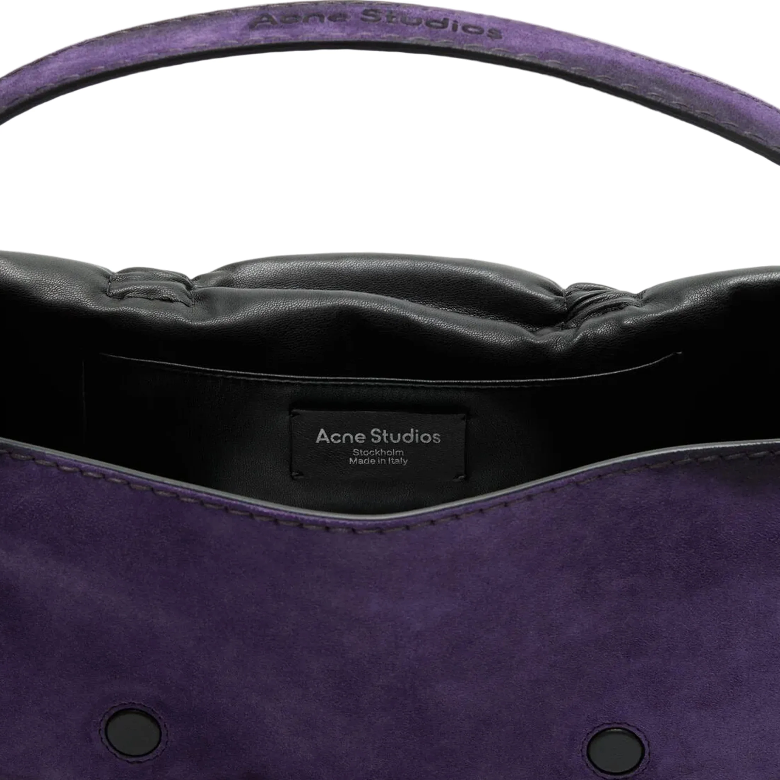 Multipocket Suede Shoulder Bag (Violet Purple) - Image 4