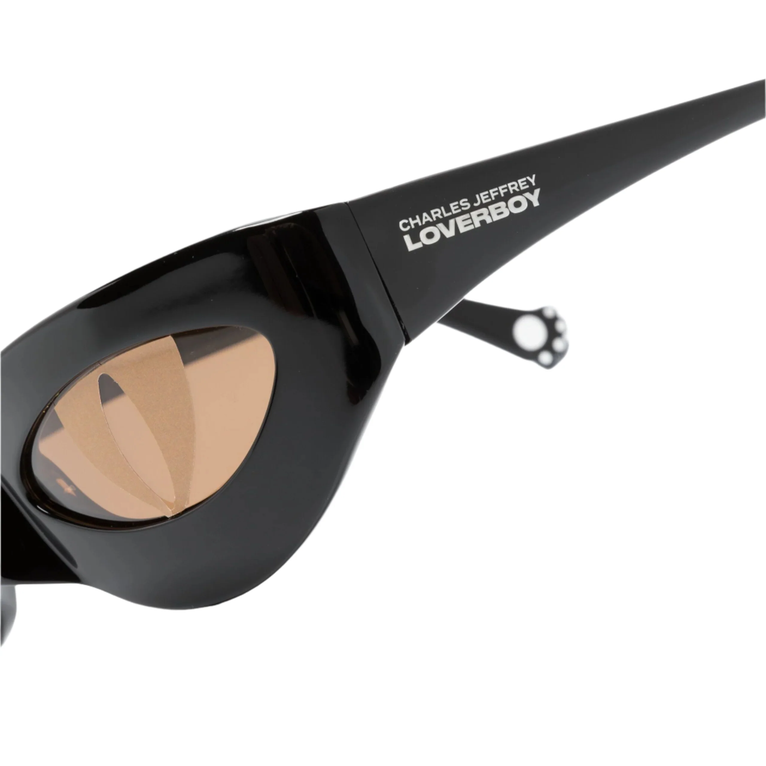 Neko Cat-eye Sunglasses (Black) - Image 2