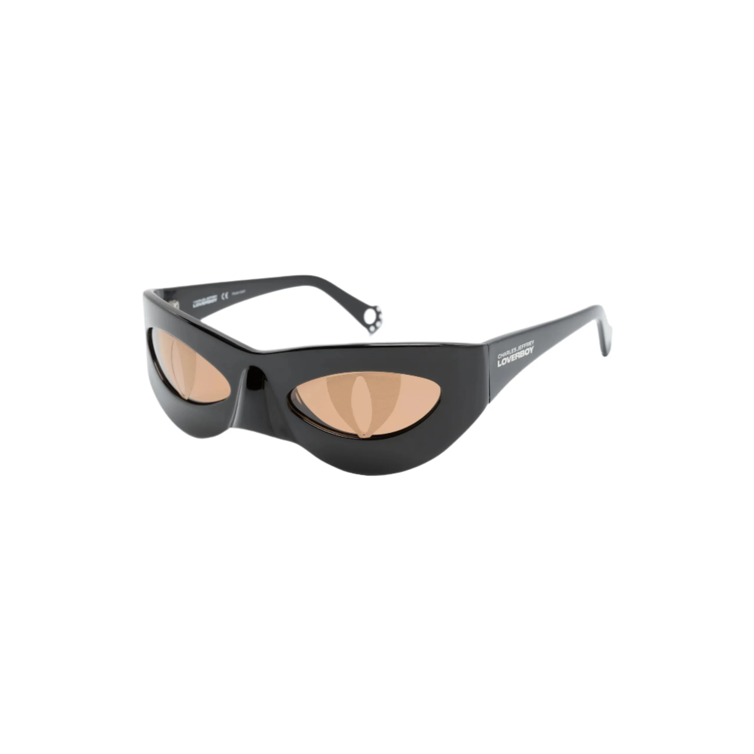Neko Cat-eye Sunglasses (Black) - Image 3