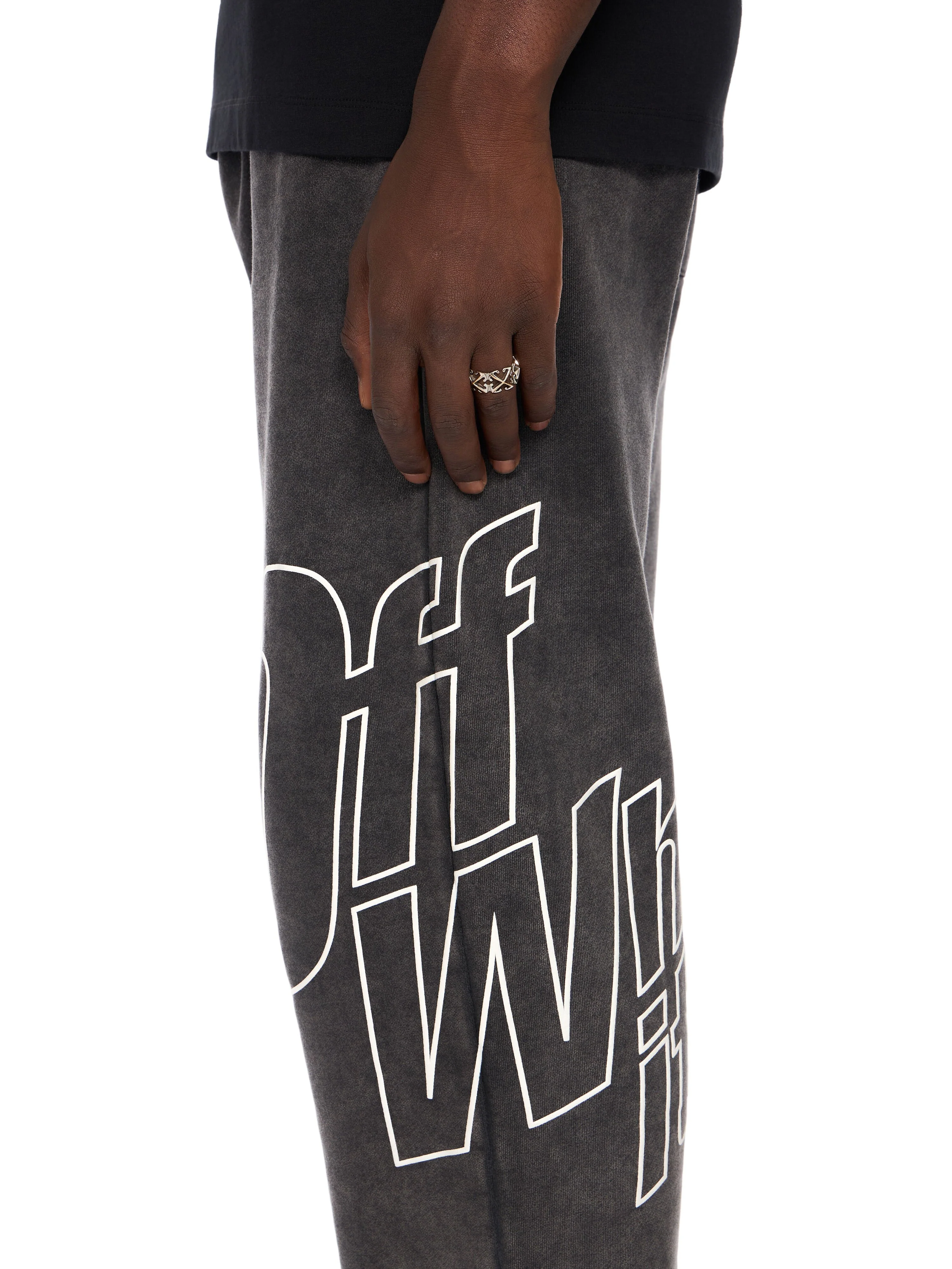 Outline Arrow Sweatpants (Vintage Black) - Image 2