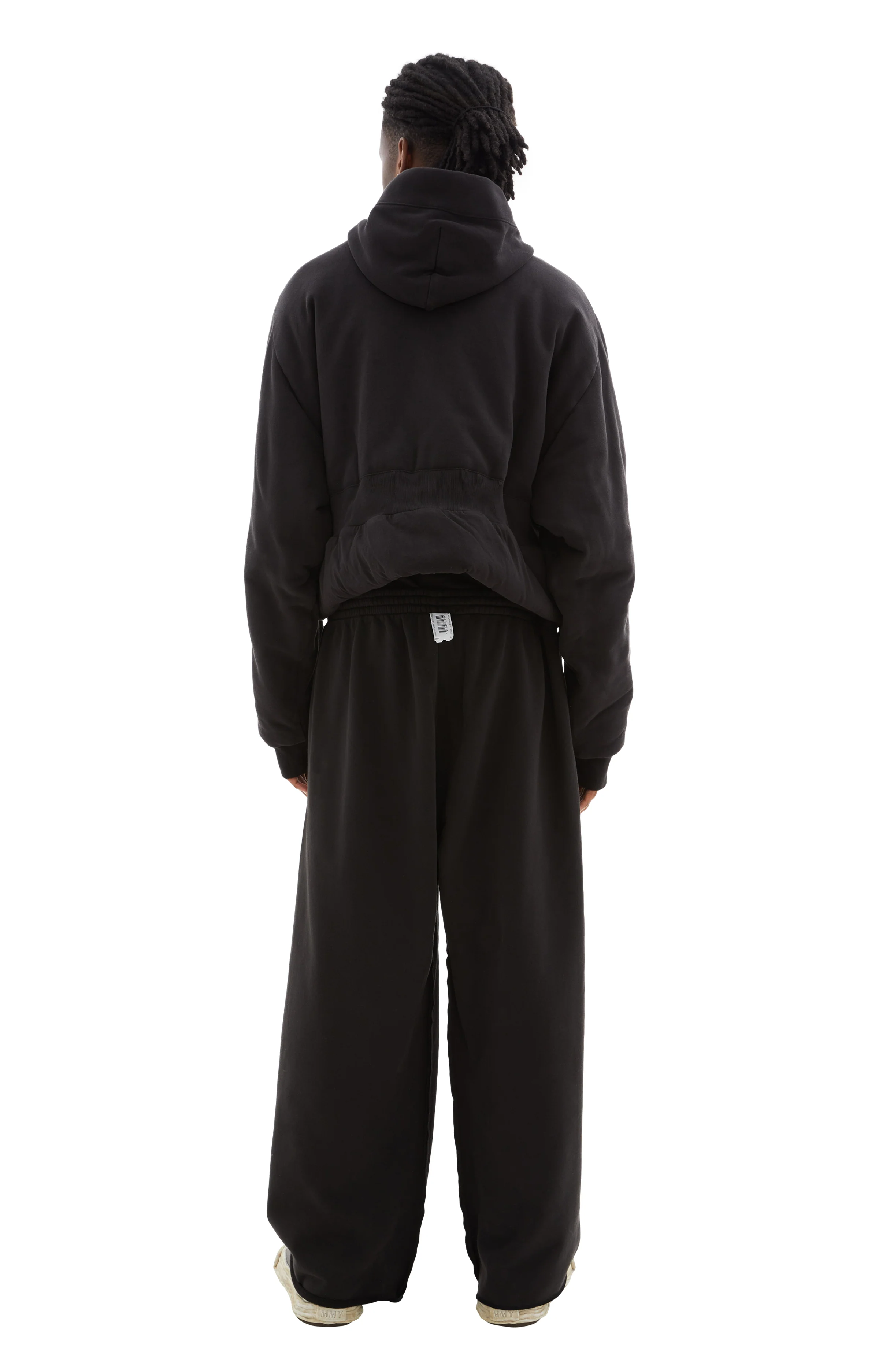Padded Hoodie (Black) - Image 4