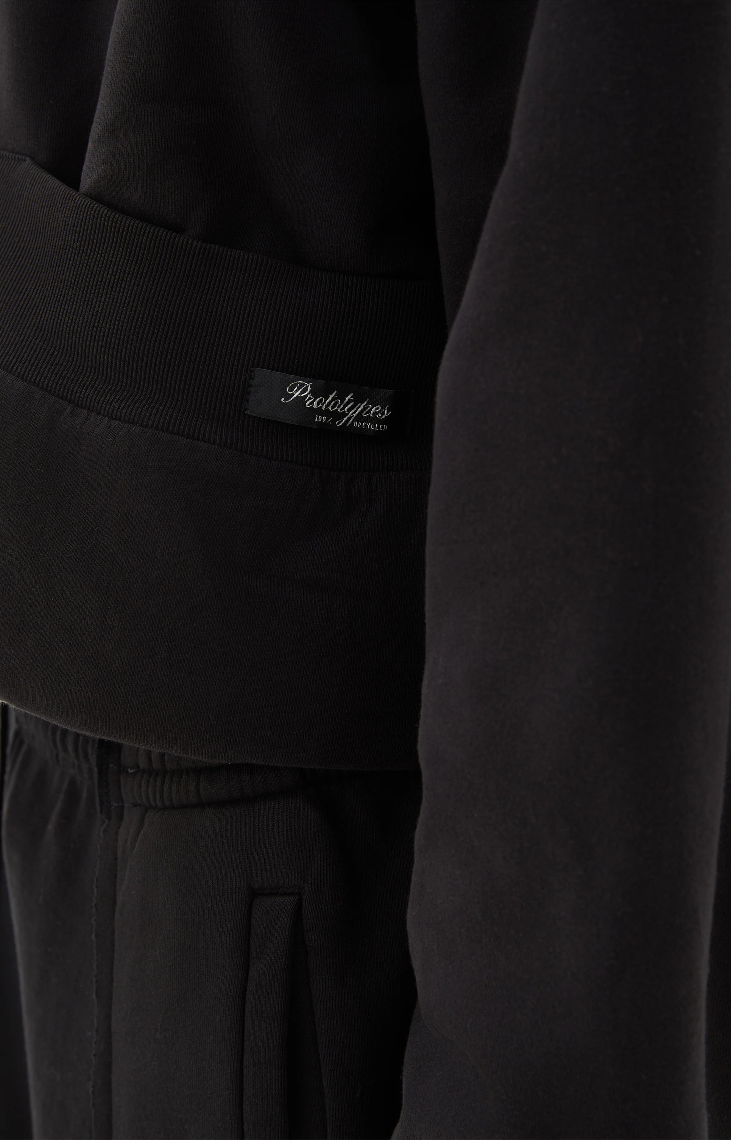 Padded Hoodie (Black) - Image 5